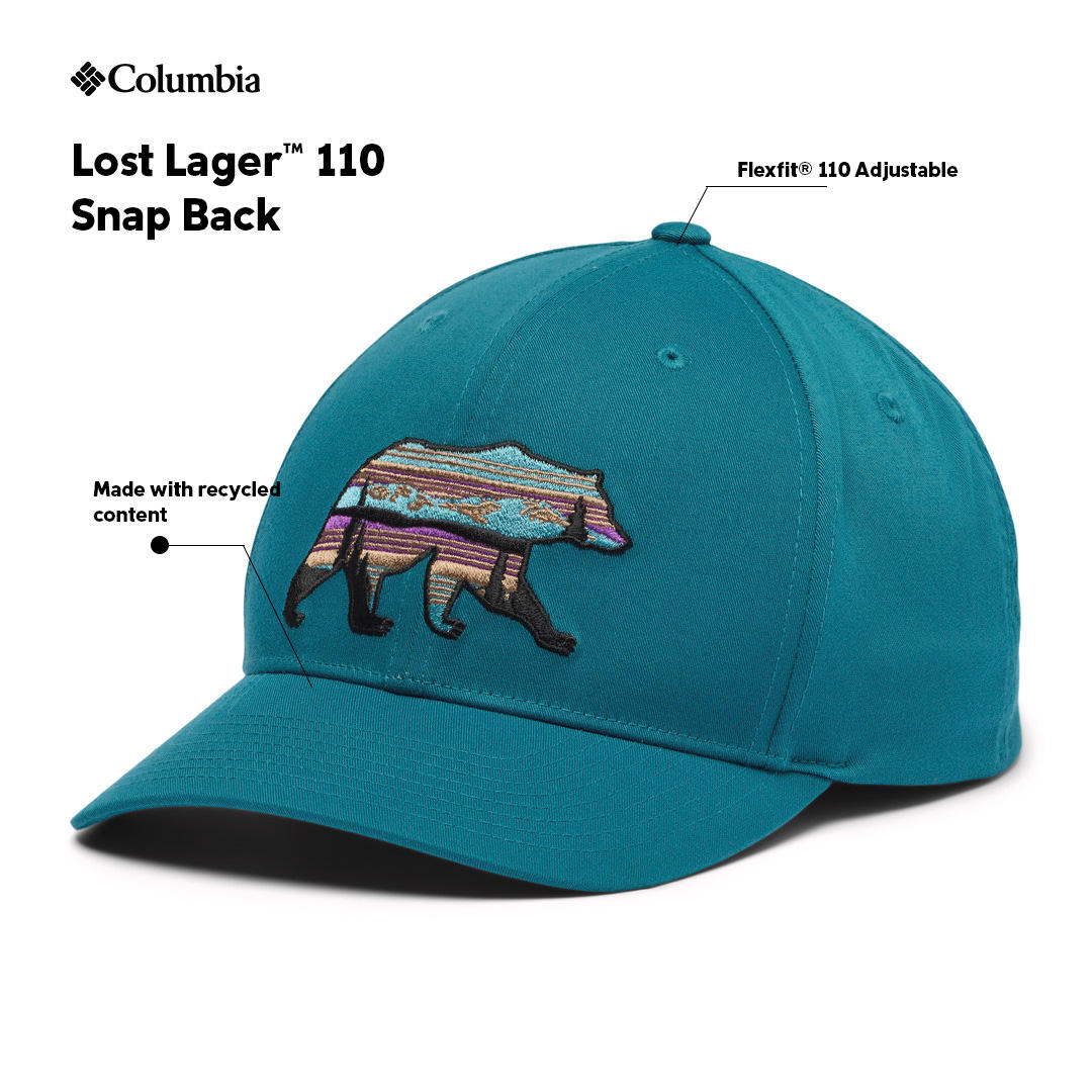 Columbia Unisex Blue Lost Lager 110 Snap Back Cap