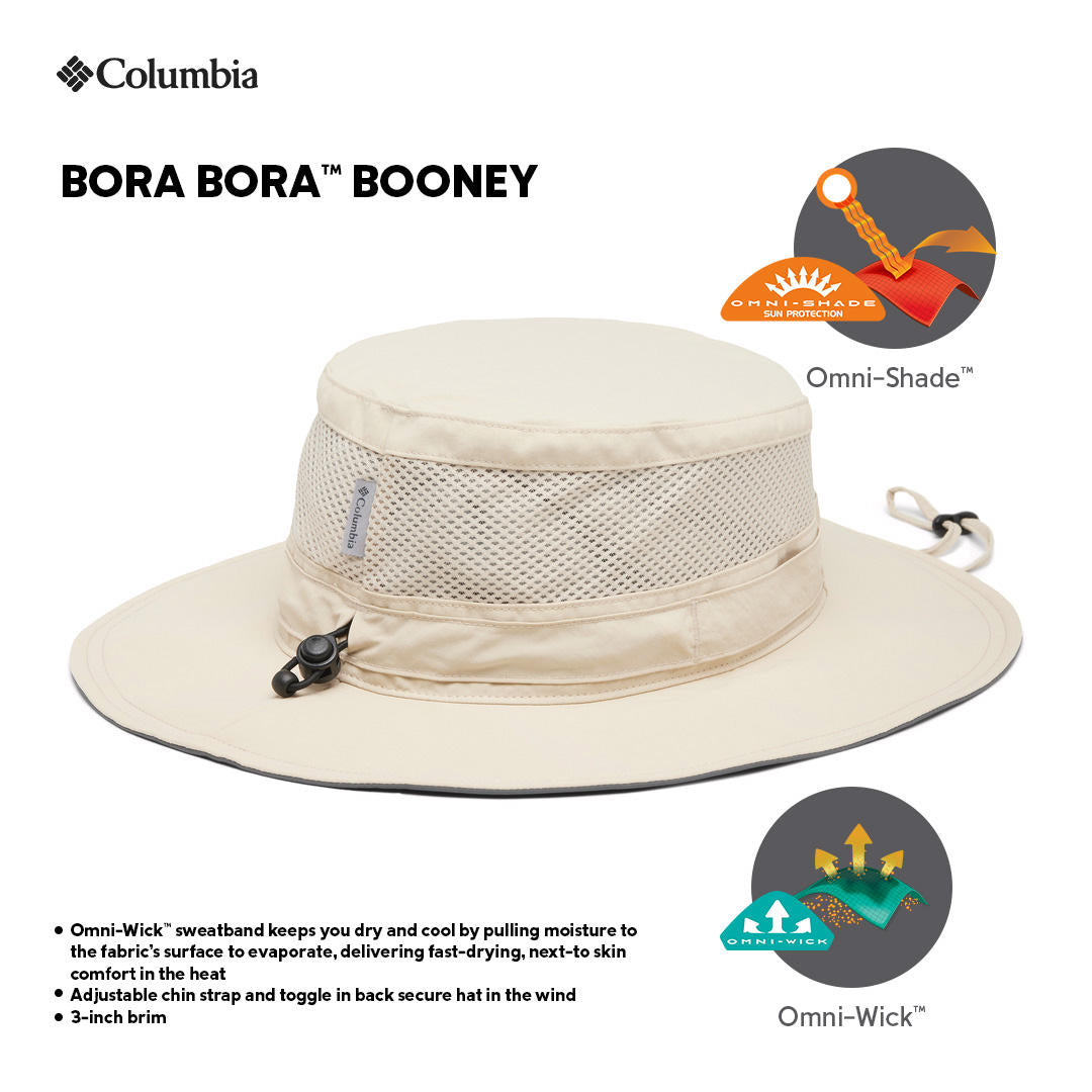 Columbia Unisex White Bora Bora Booney Hat Offering Sun Protection