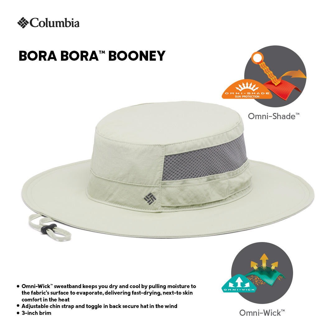 Columbia Unisex Green Bora Bora Booney Hat Providing Sun Protection