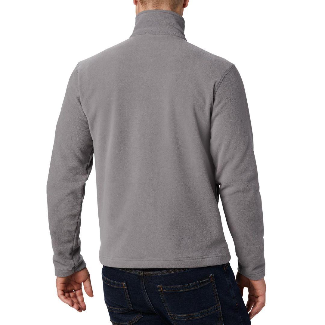 Columbia Men Grey Fast Trek Light Fleece Jacket