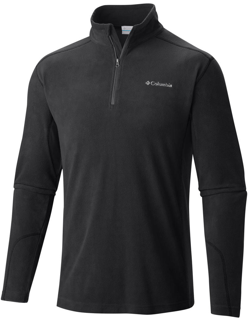 Columbia Men Black Klamath Range II Half Zip (Sun Protection)