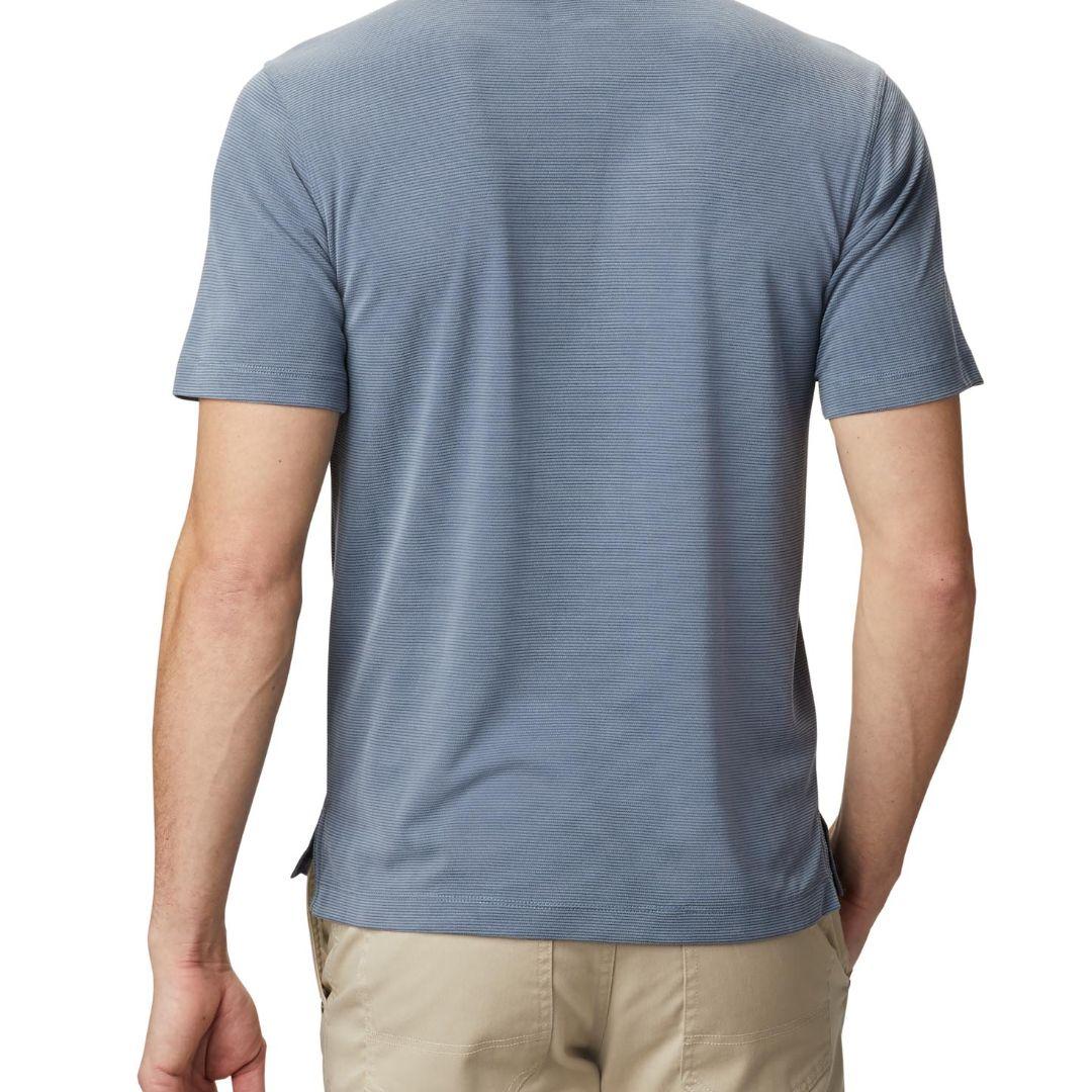 Columbia Men Blue Sun Ridge Polo (Sun Protection)