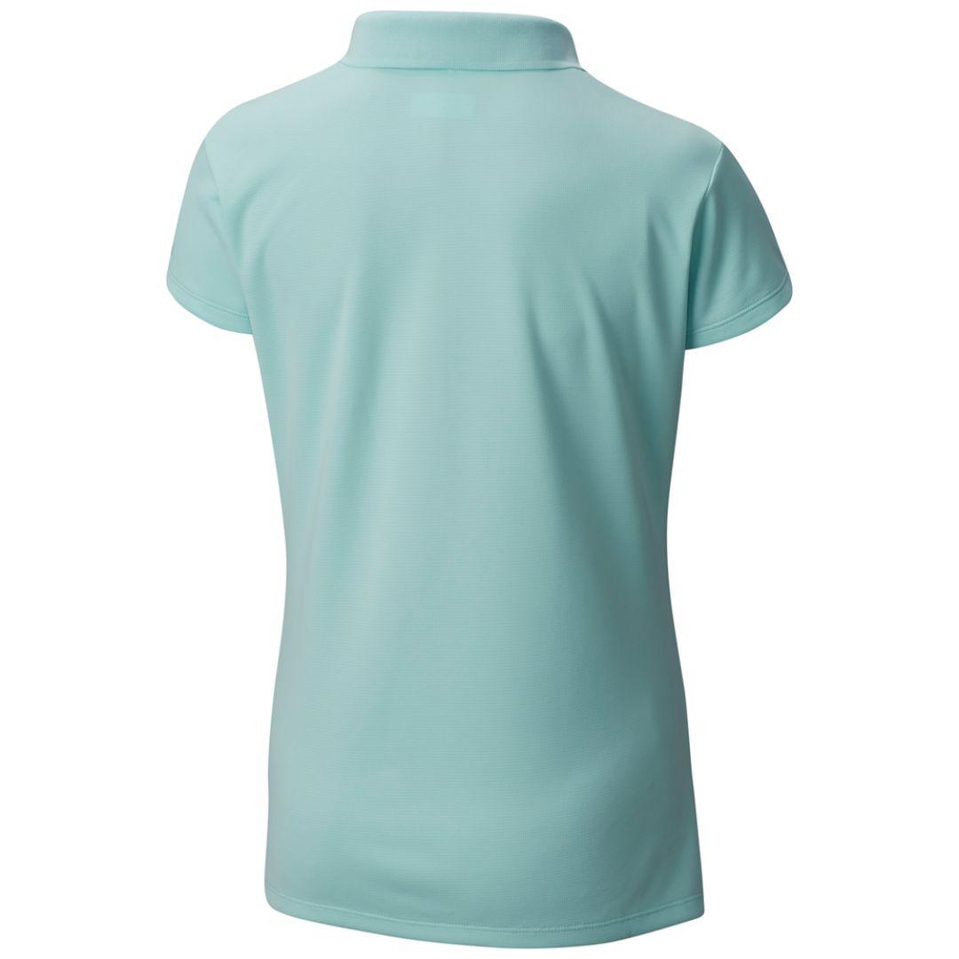 Columbia Women's Green Omni-Wick Innisfree Polo T-Shirt for Moisture Control