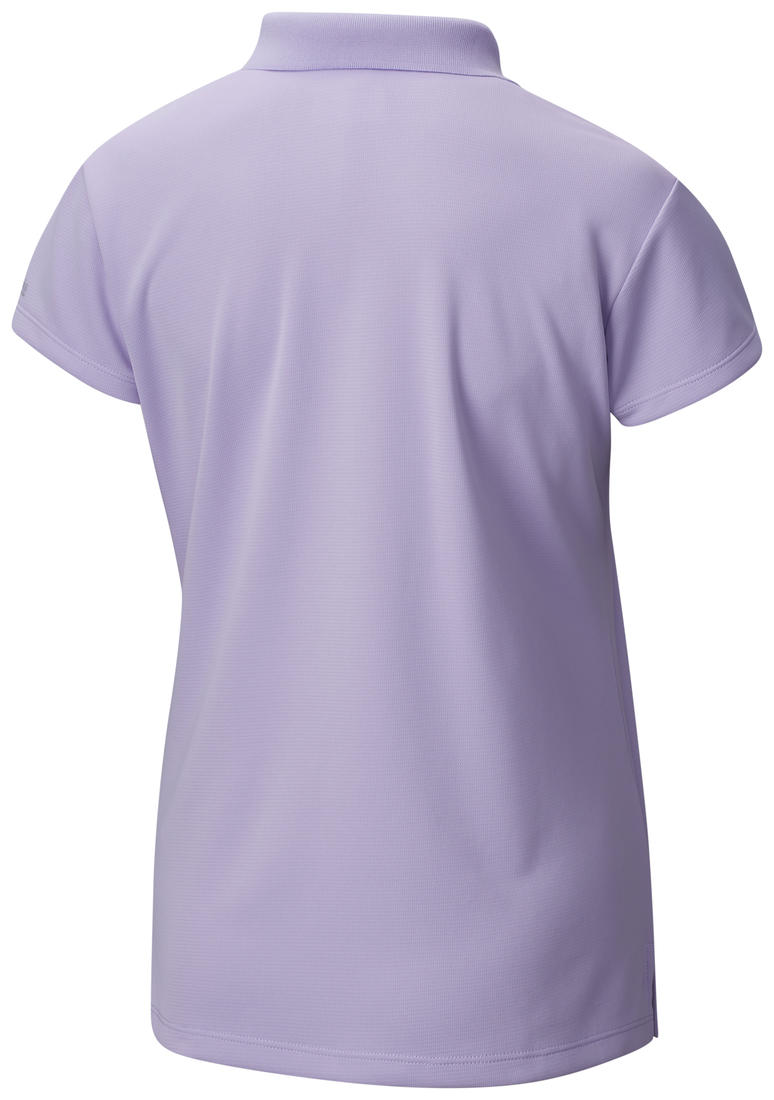 Columbia Women's Purple Innisfree Short Sleeve Polo with Sun Protection