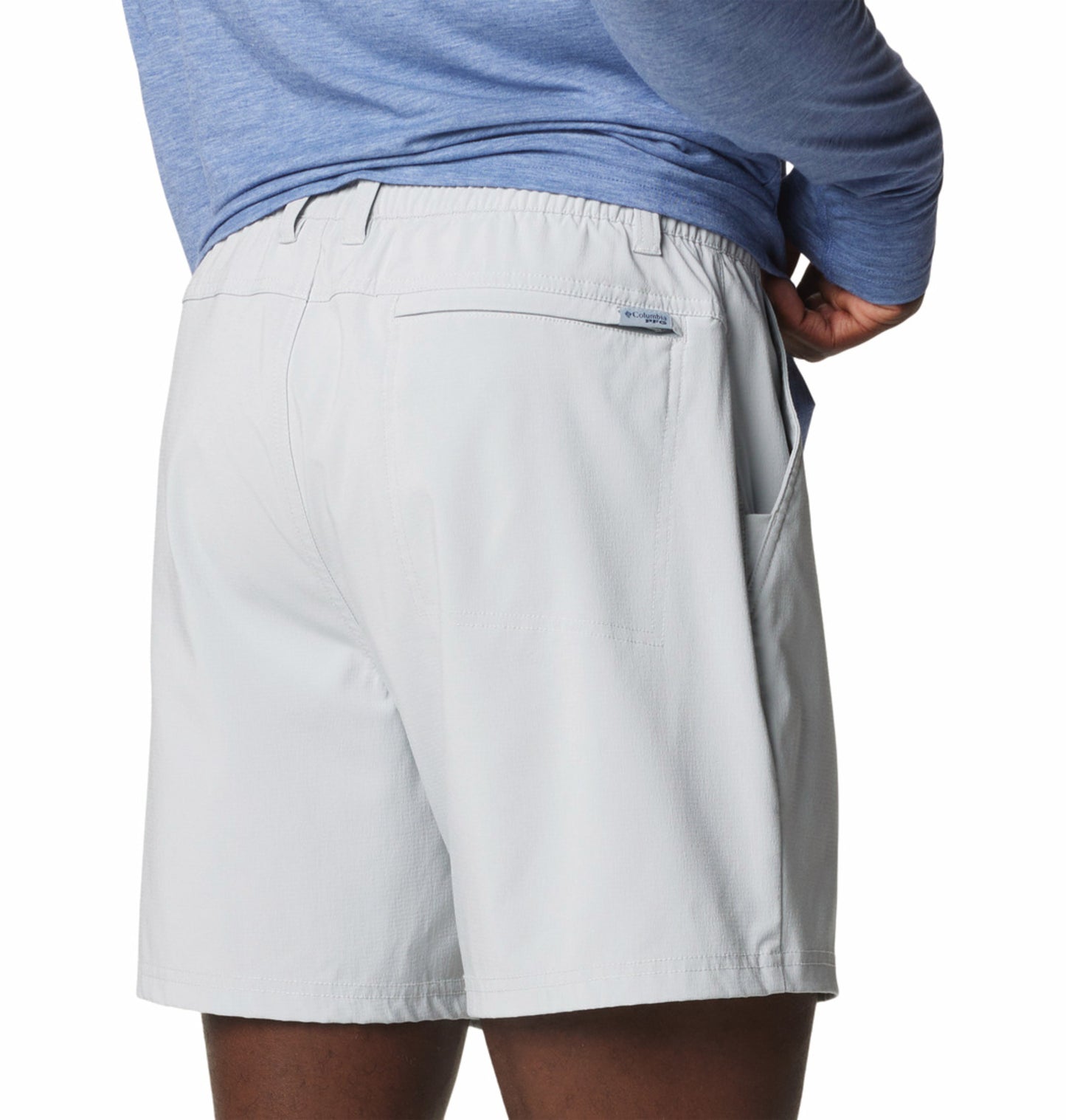 Columbia Men’s Light Grey Omni-Shade PFG Uncharted Shorts