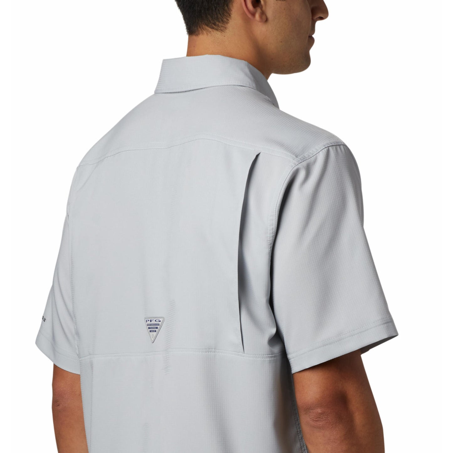 Columbia Men Black Omni-Shade Low Drag Offshore Shirt (Sun Protection)