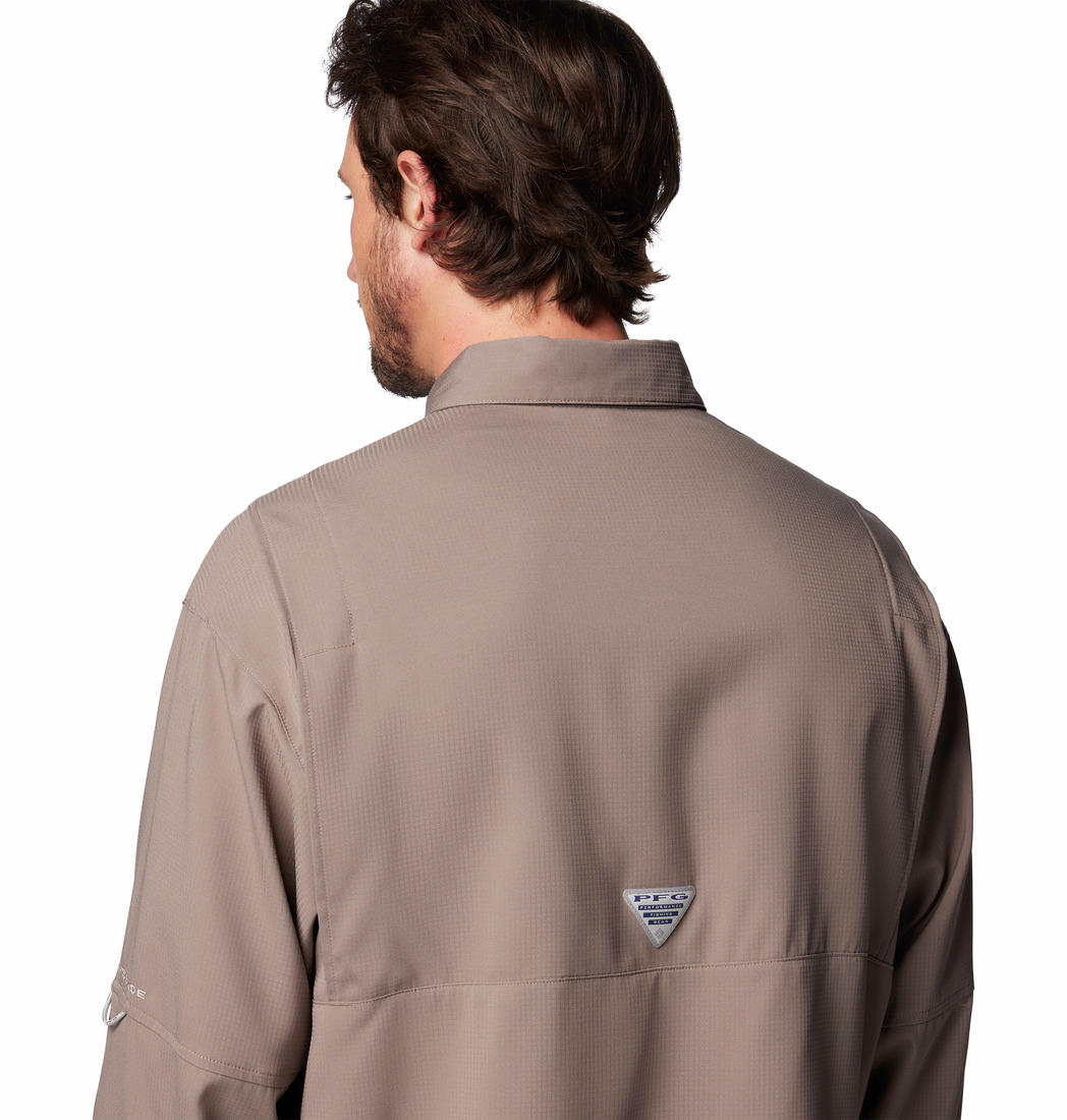 Columbia Men Brown Omni-Shade Tamiami II Sun Protective Shirt