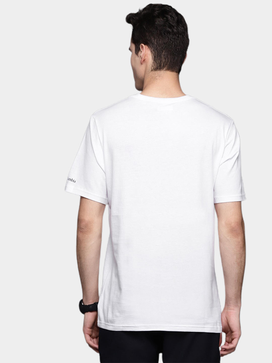 Columbia Men White CSC Basic Logo Short Sleeve