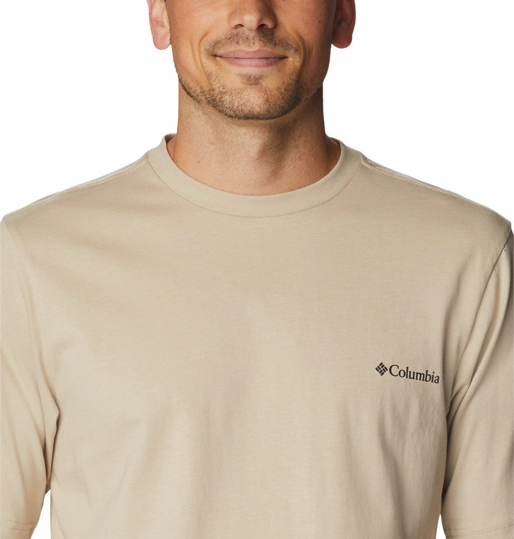 Columbia Men Brown CSC Basic Logo Short Sleeve