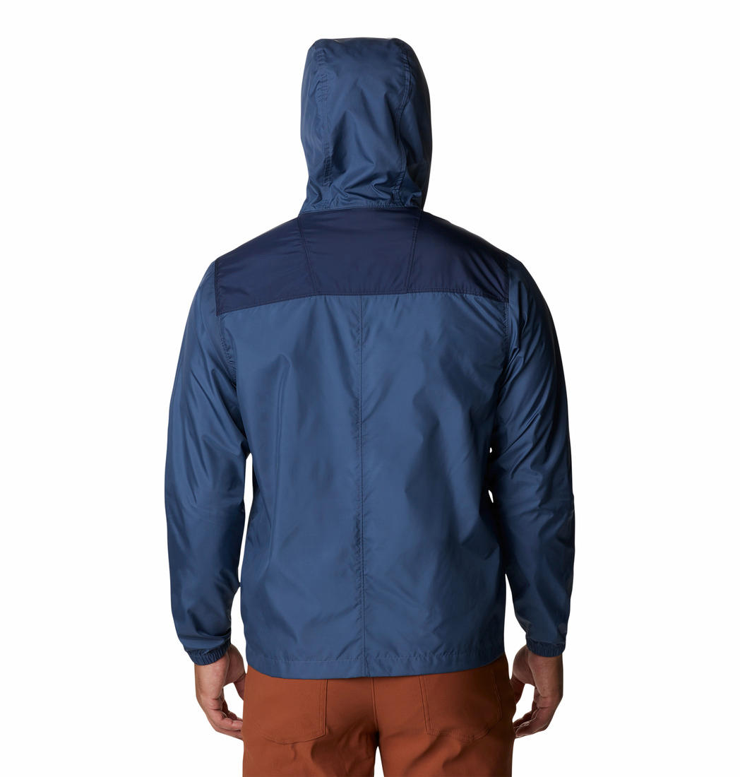 Columbia Men Navy Blue Flashback Hooded Windbreaker