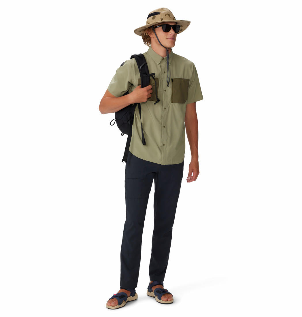 Mountain Hardwear Men Black UPF 50 Trail Sender Pant (Sun Protection)