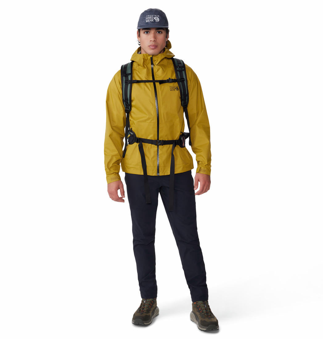 Mountain Hardwear Men Black UPF 50 Chockstone Trail Pant (Sun Protection)