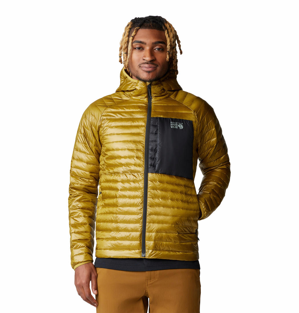 Mountain Hardwear Men Brown ThermaCLOud AF Ventano Down Jacket