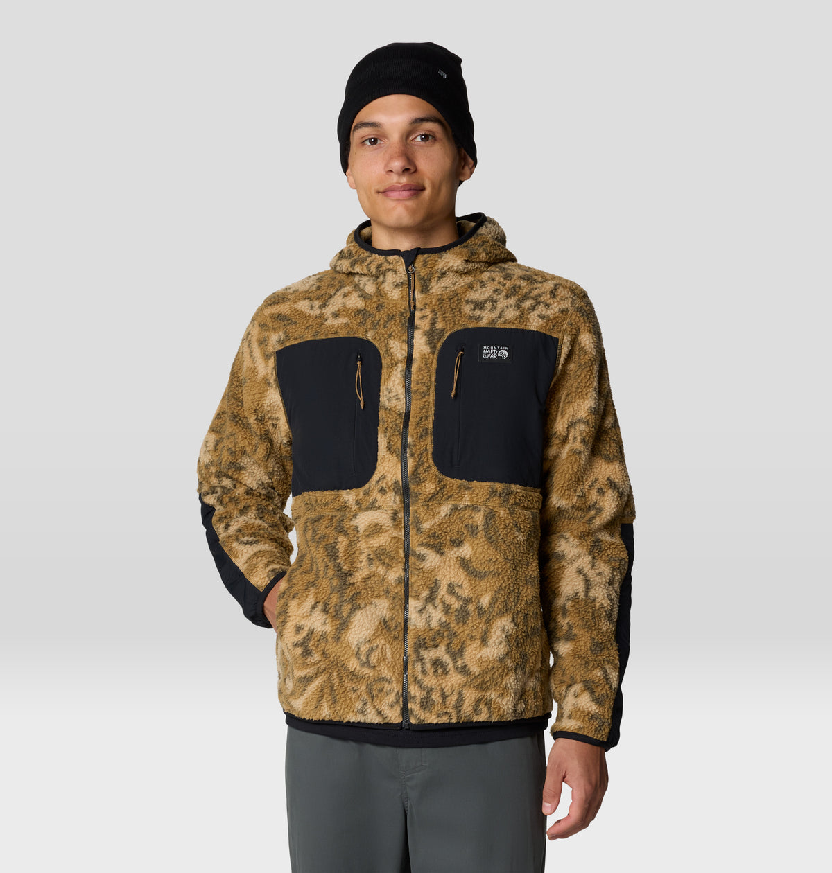 Mountain Hardwear Men Brown HiCamp Printed Fleece