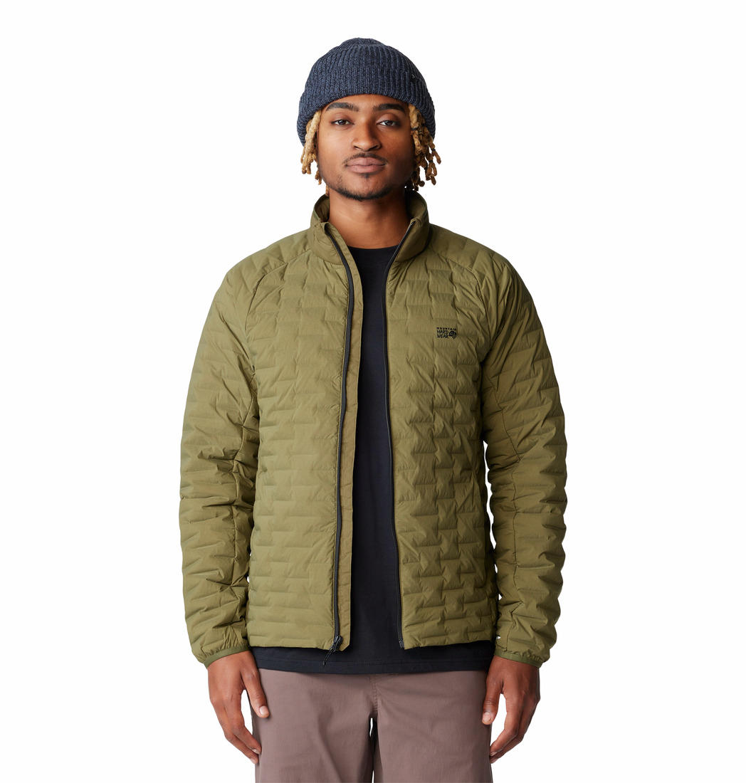 Mountain Hardwear Men Green Stretchdown Light Down Jacket