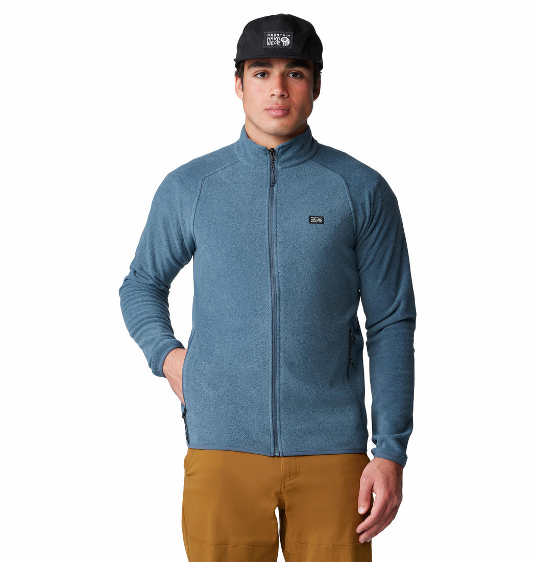 Mountain Hardwear Men Blue Microchill Fleece