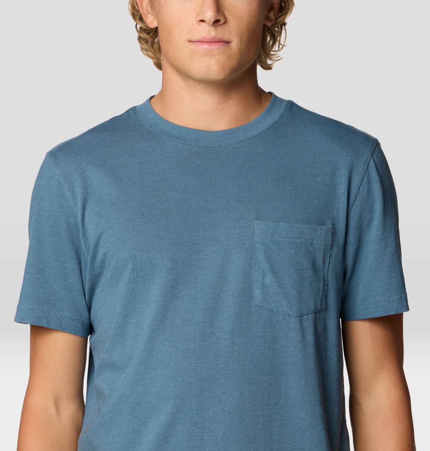 Mountain Hardwear Men Blue On Edge Tshirt