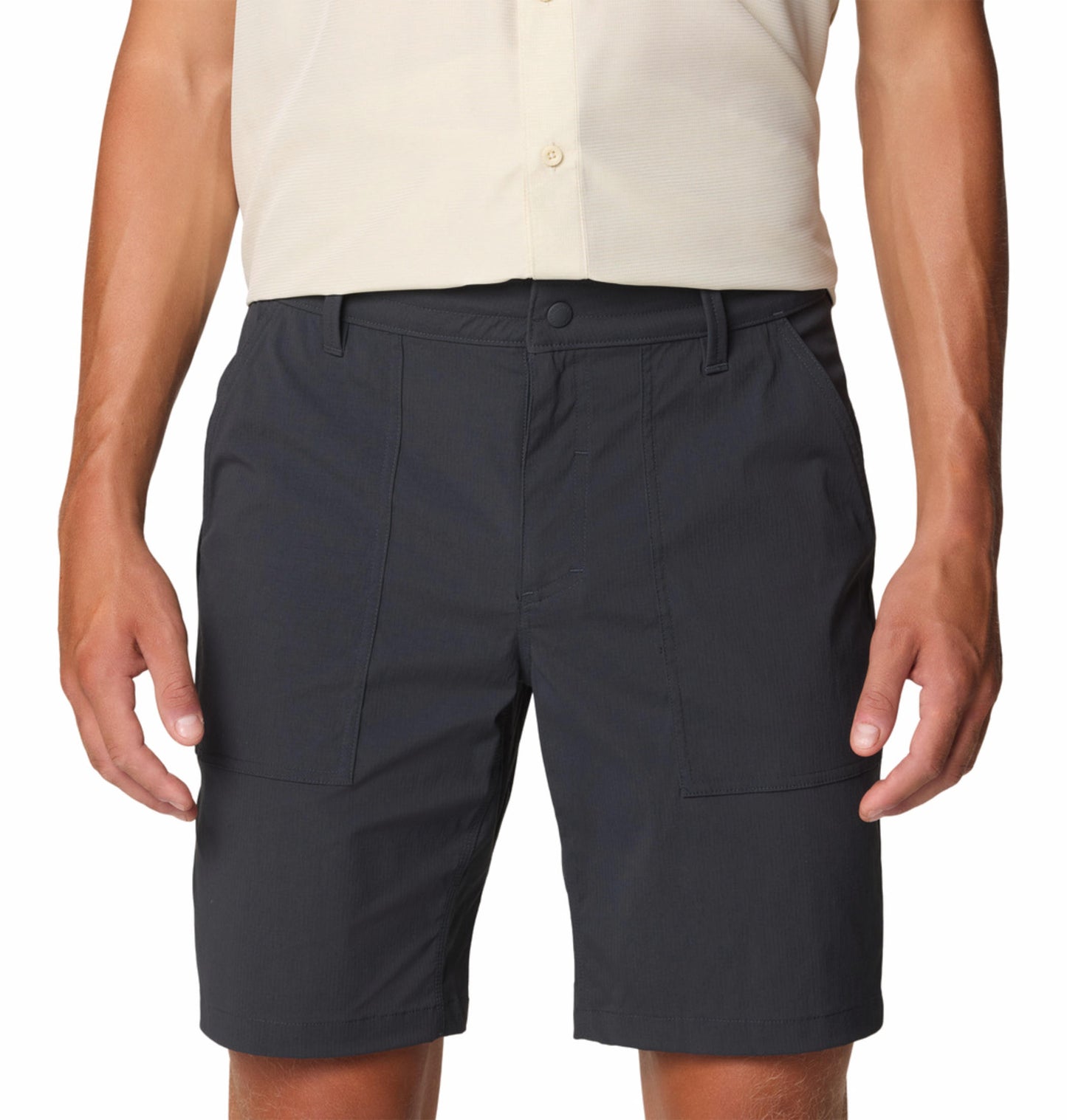 Mountain Hardwear Men Grey Traxion Trail Shorts