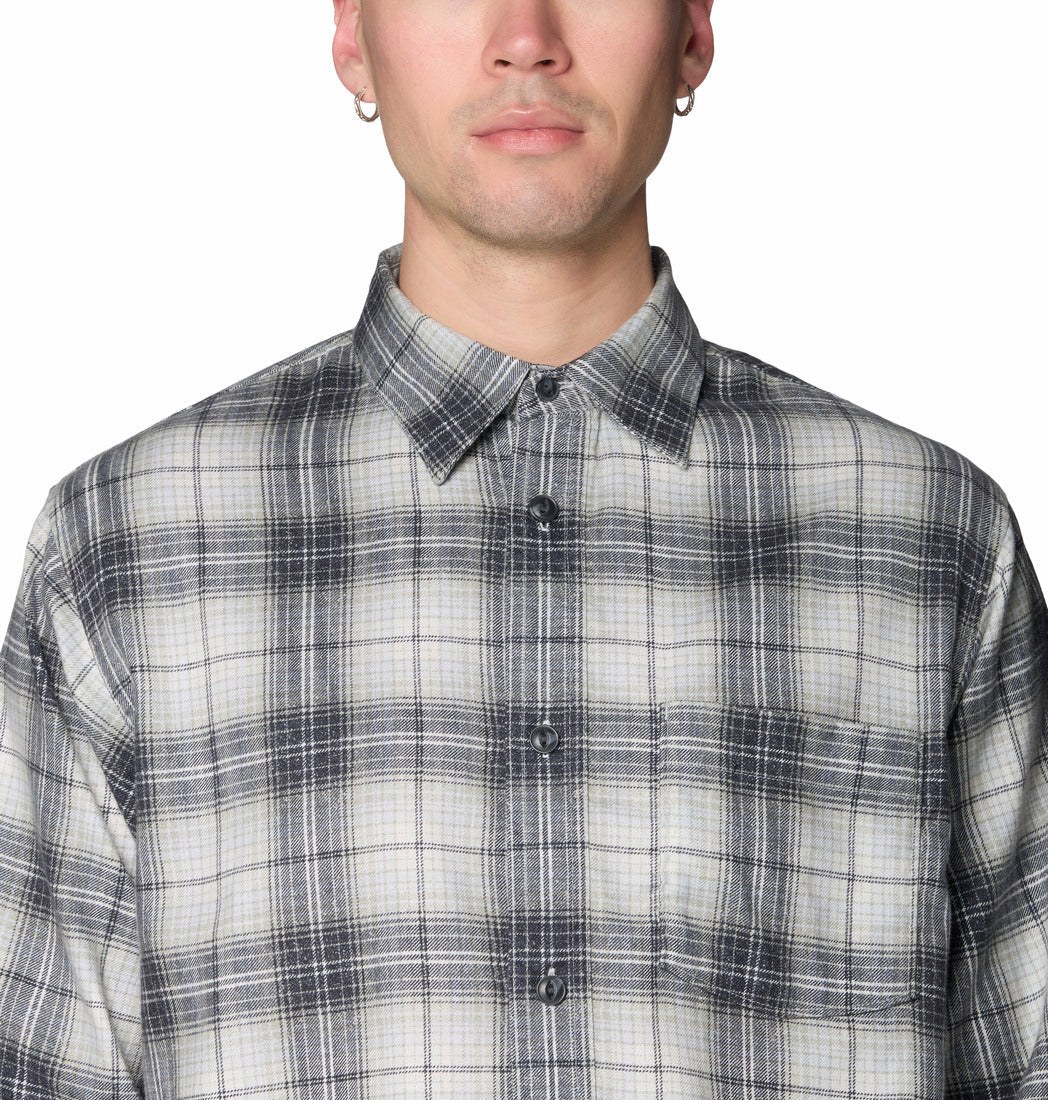 Mountain Hardwear Men Grey A-Side Long Sleeve Shirt
