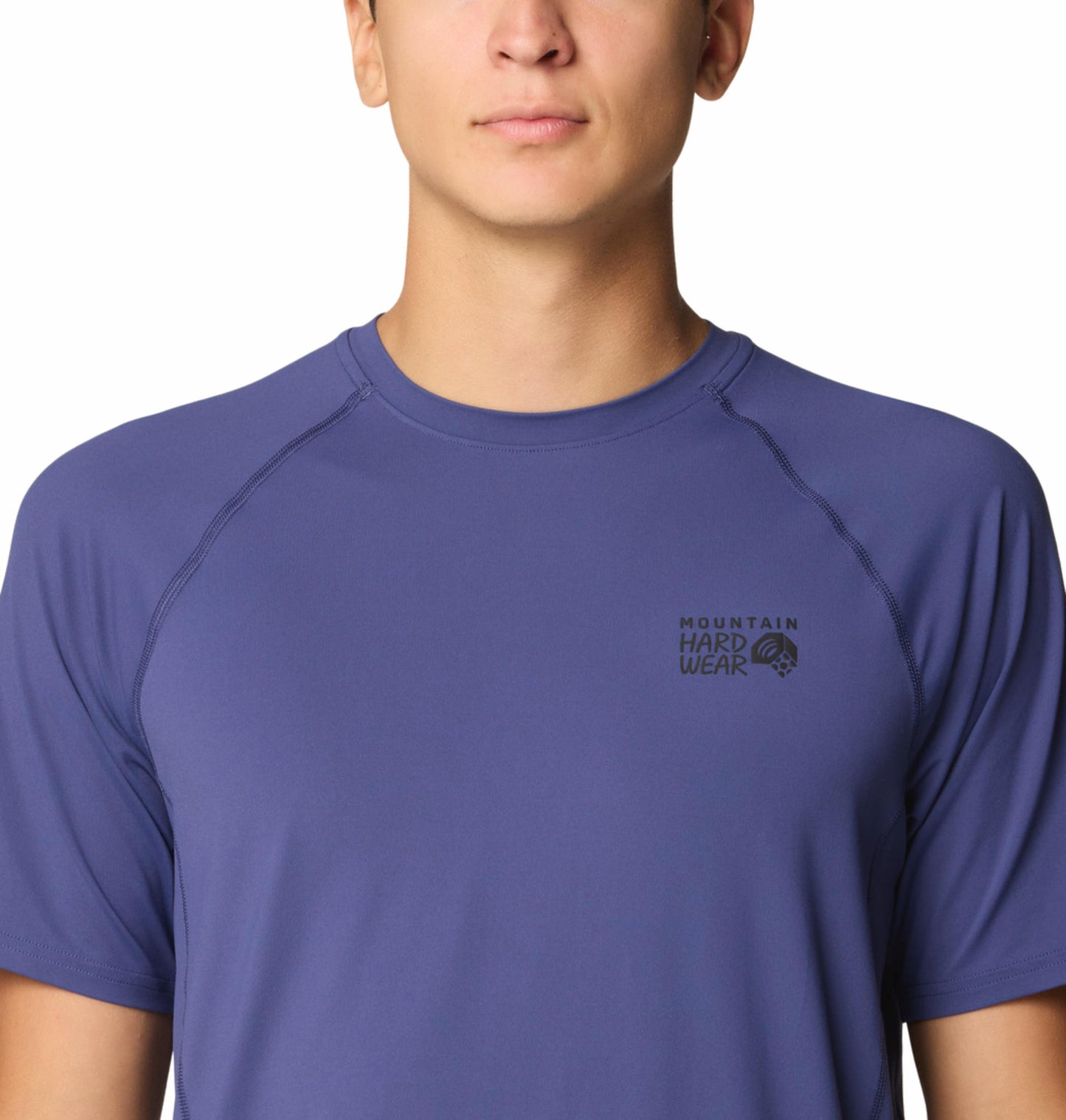 Mountain Hardwear Men Blue UPF 50 Crater Lake Tshirt (Sun Protection)