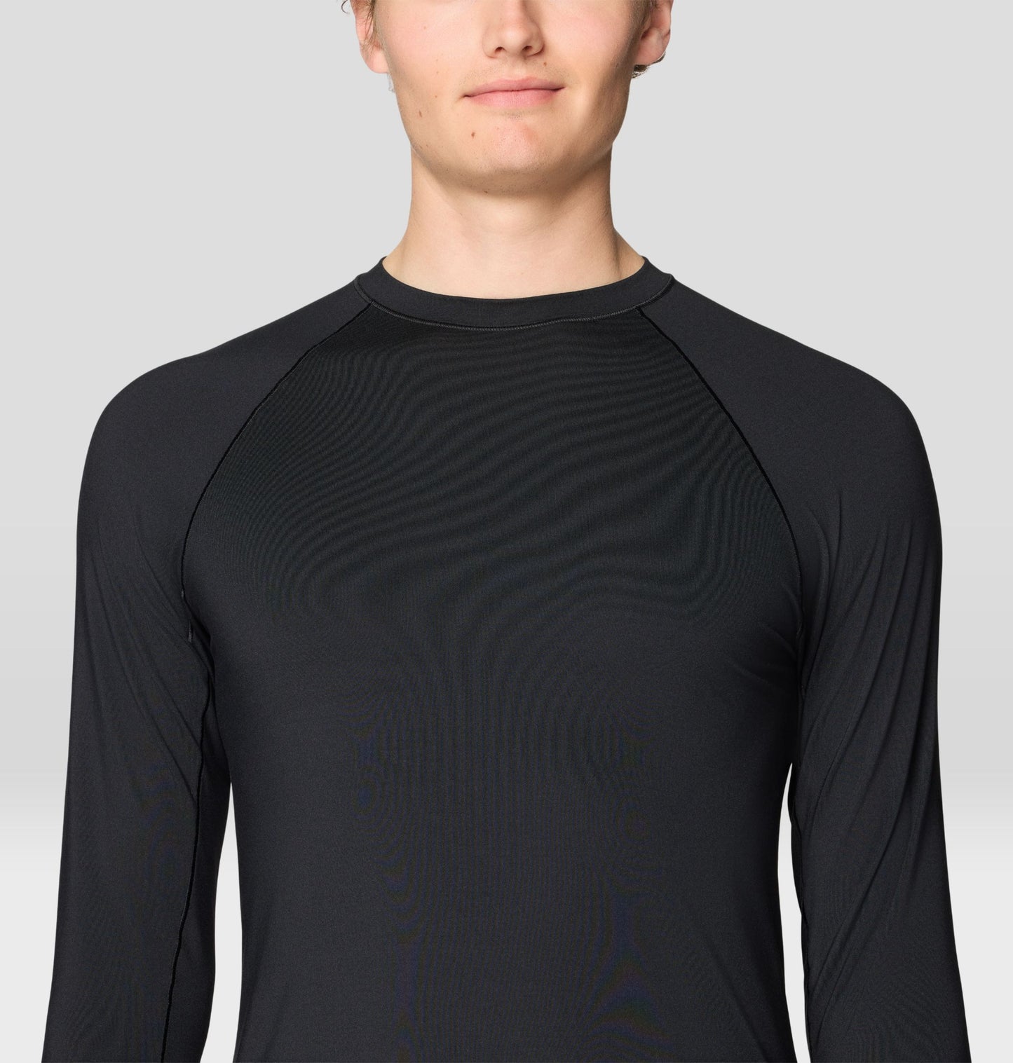 Mountain Hardwear Men Black Better Up Baselayer Top