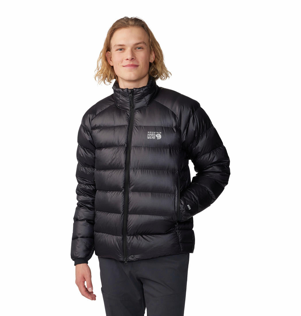 Mountain Hardwear Men Black Phantom Alpine Down Jacket