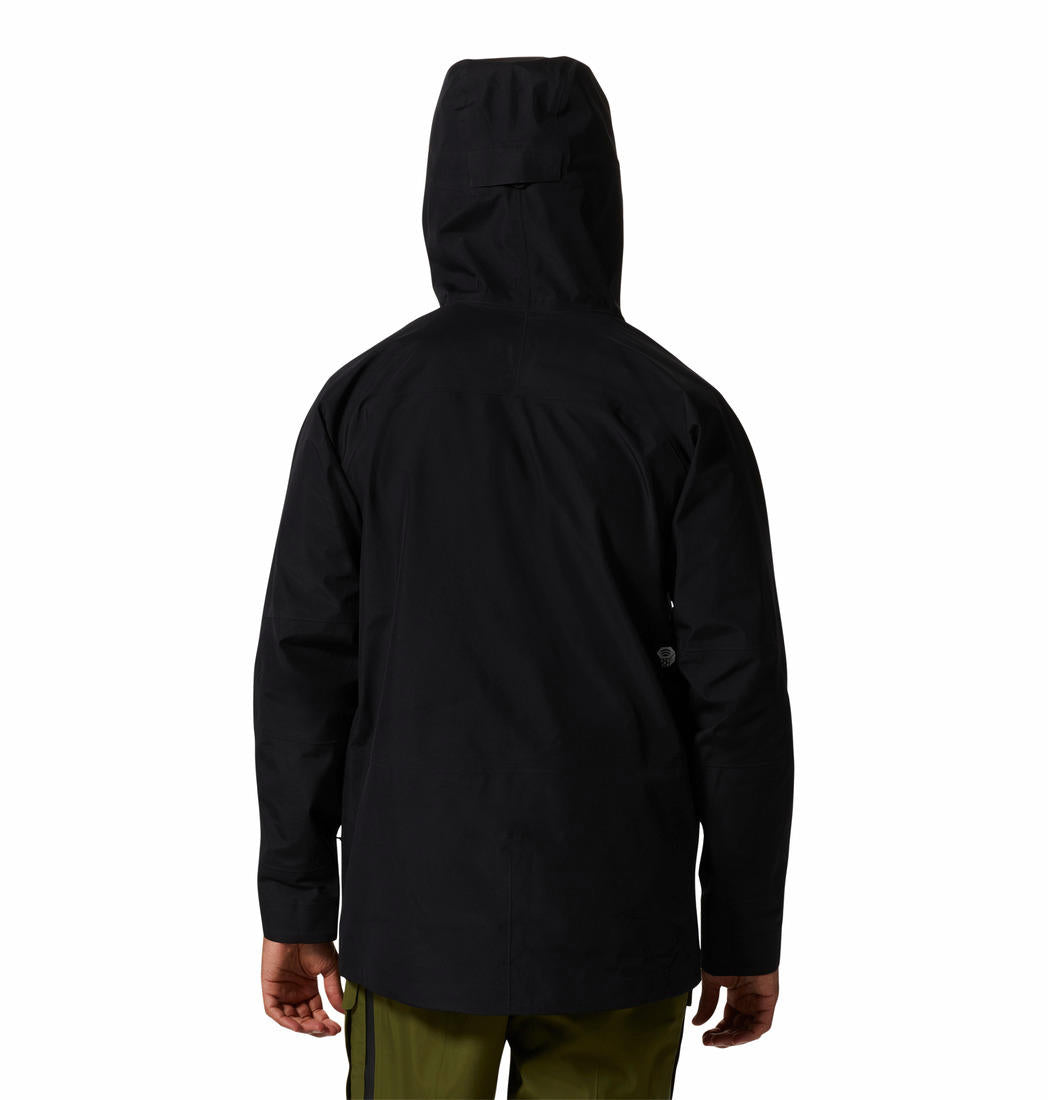 Mountain Hardwear Men Black GORE-TEX Boundary Ridge Rain Jacket