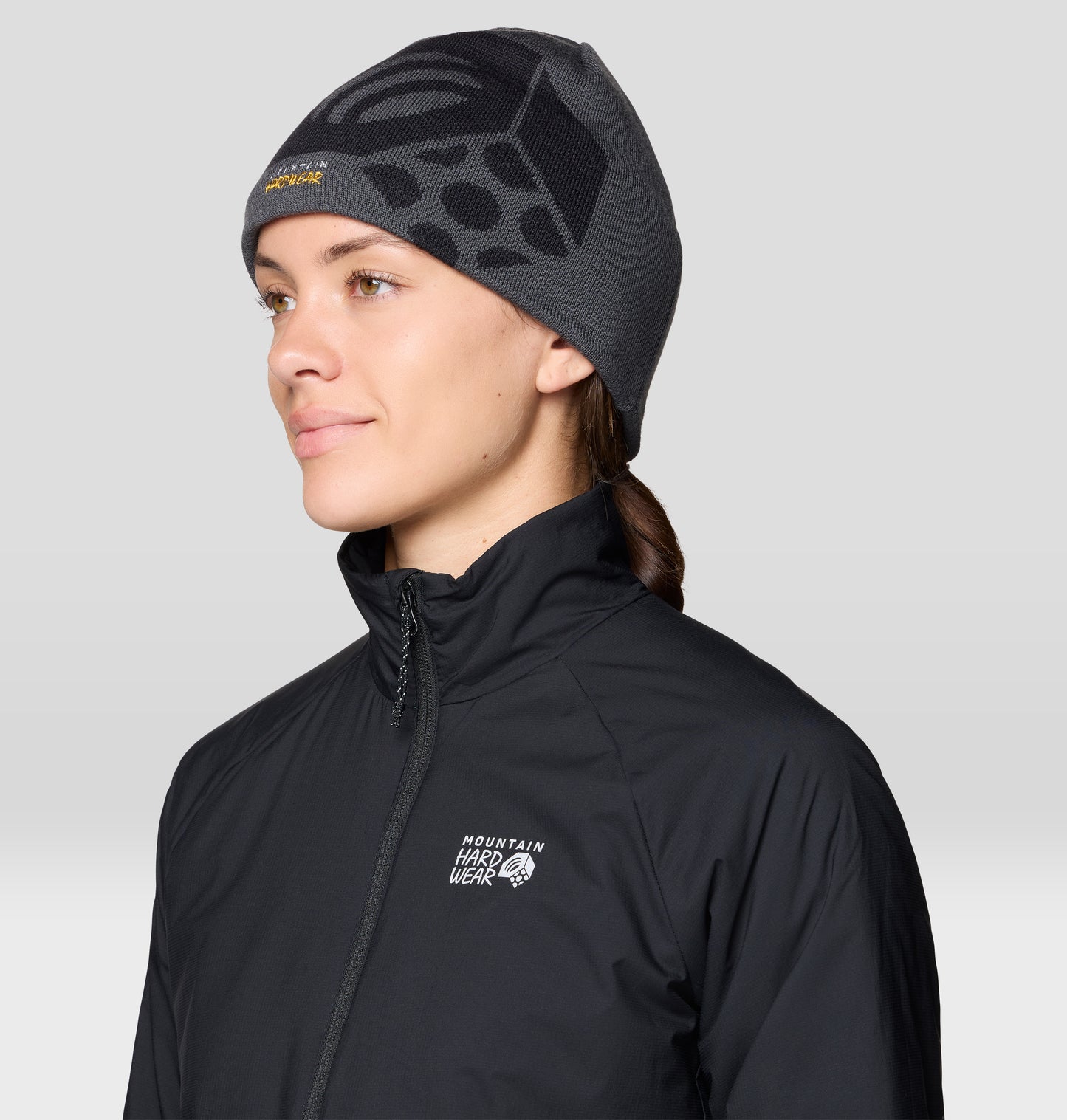Mountain Hardwear Unisex Grey Caelum Dome Beanie