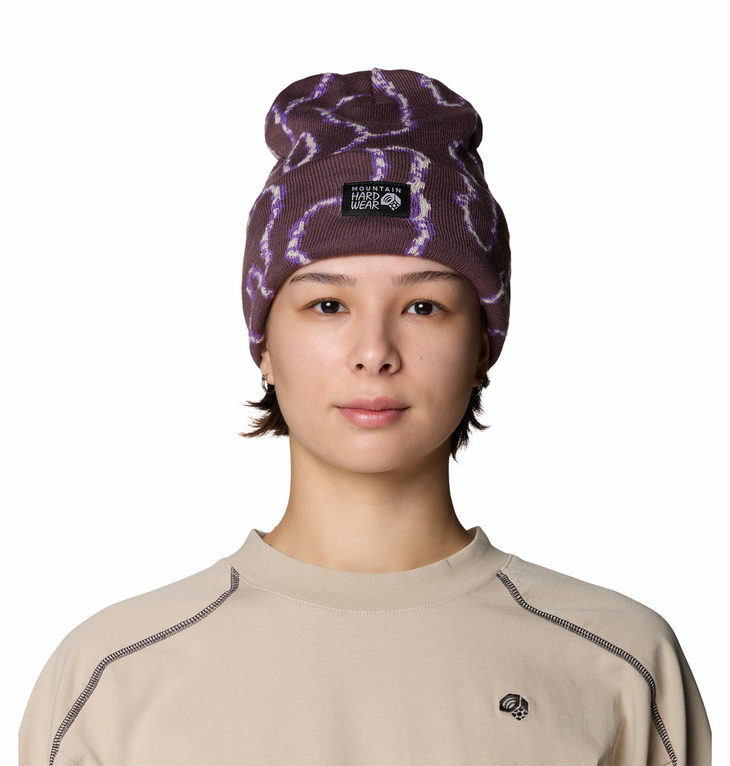 Mountain Hardwear Unisex Purple Town Square Jacquard Beanie