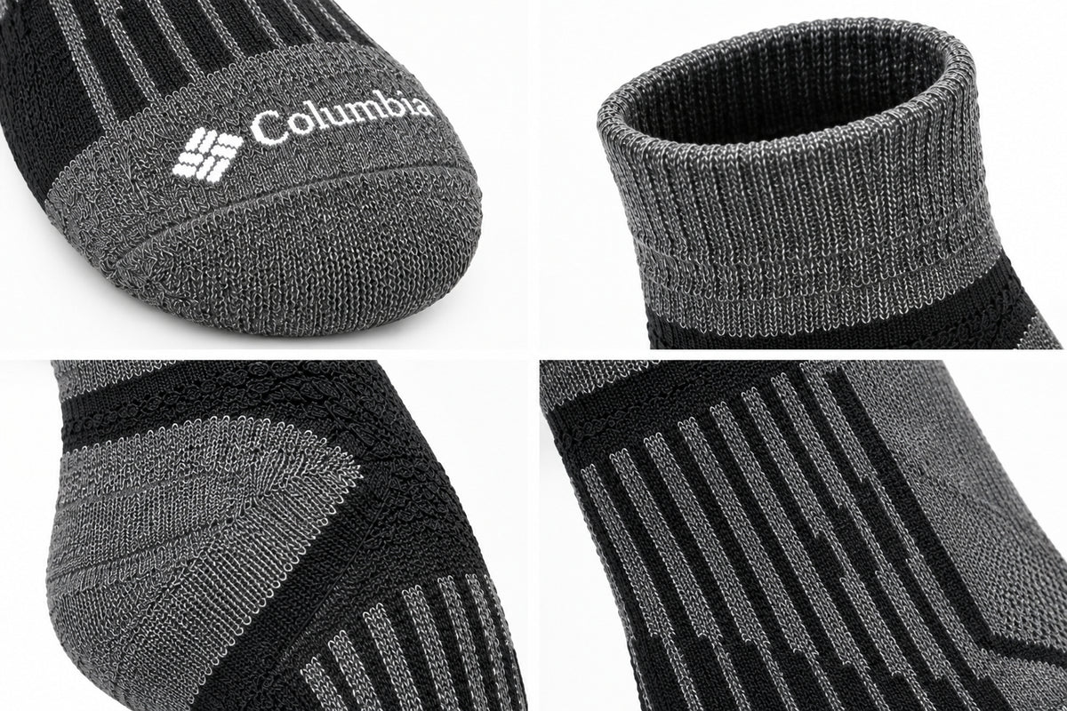 Columbia Unisex Grey Low Cut Running Socks (Non Returnable)
