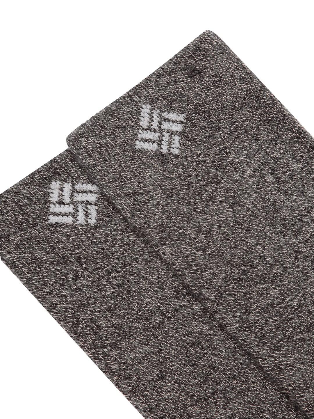 Columbia Unisex Grey SOCKS MN 2P WOOL THERMAL CREW (2 Pair) (Non Returnable)