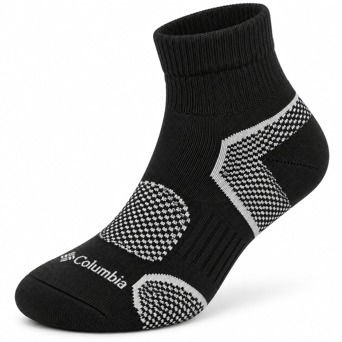 Columbia Women Black Balance Point Walk Socks Pack of 2 (Non Returnable)