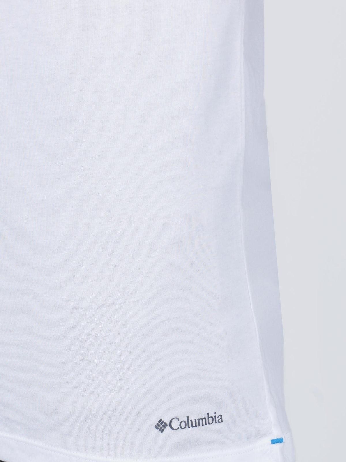 Columbia Men White V Neck Classic Fit Tees - Pack of 3 (Non-Returnable)