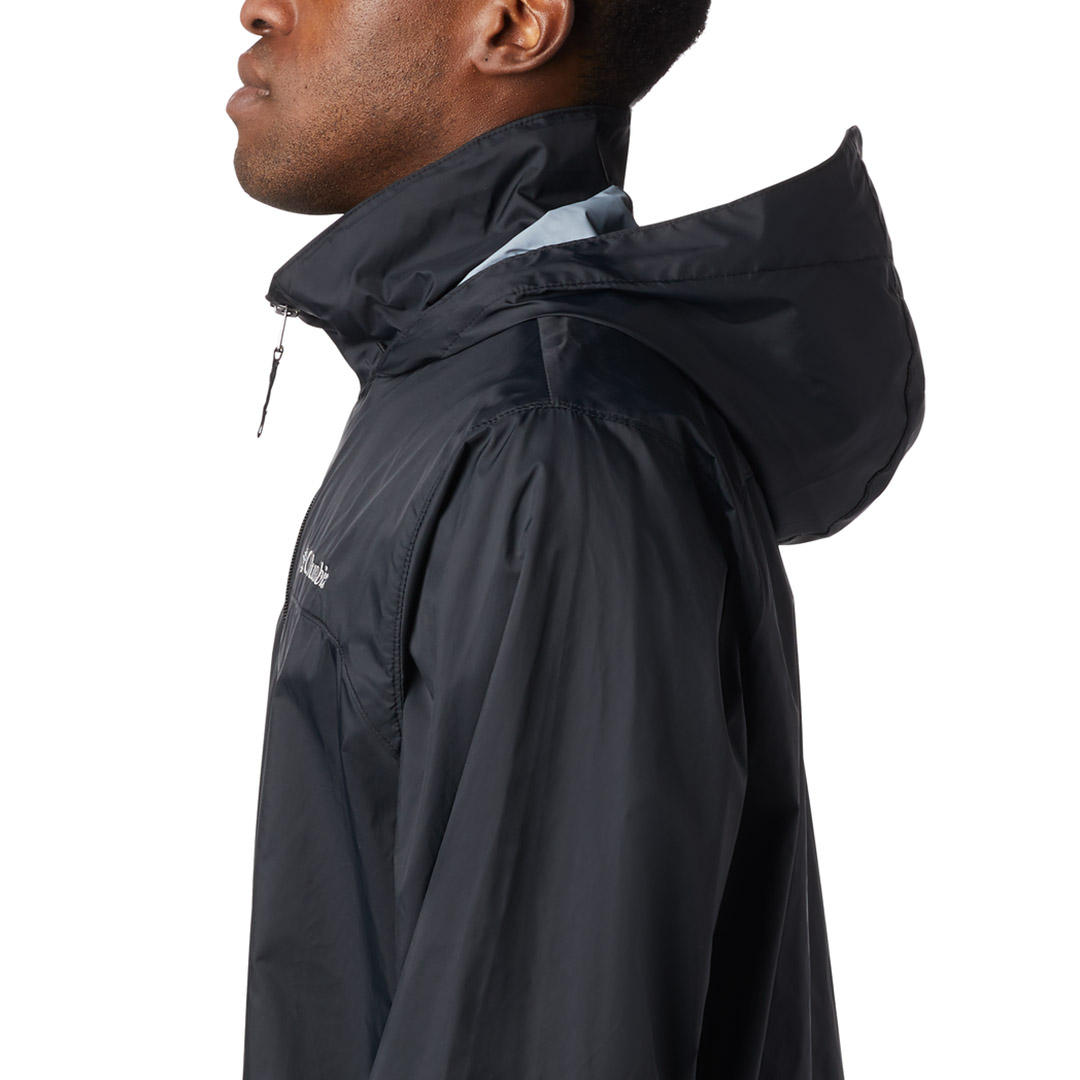 Columbia Men's Black Glennaker Lake Durable Waterproof Rain Jacket