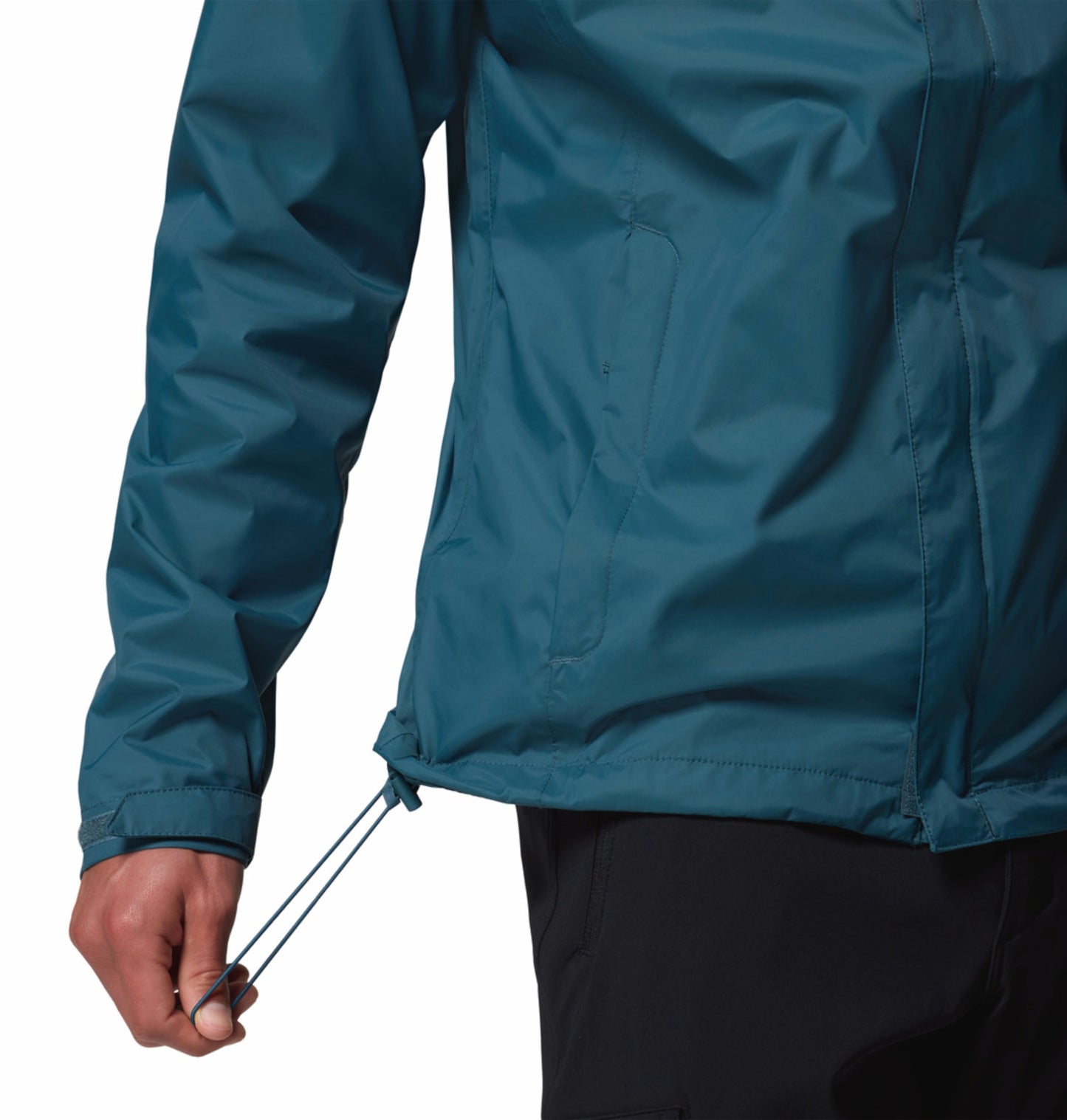 Columbia Men's Blue Omni-Tech Watertight II Waterproof Hooded Rain Jacket