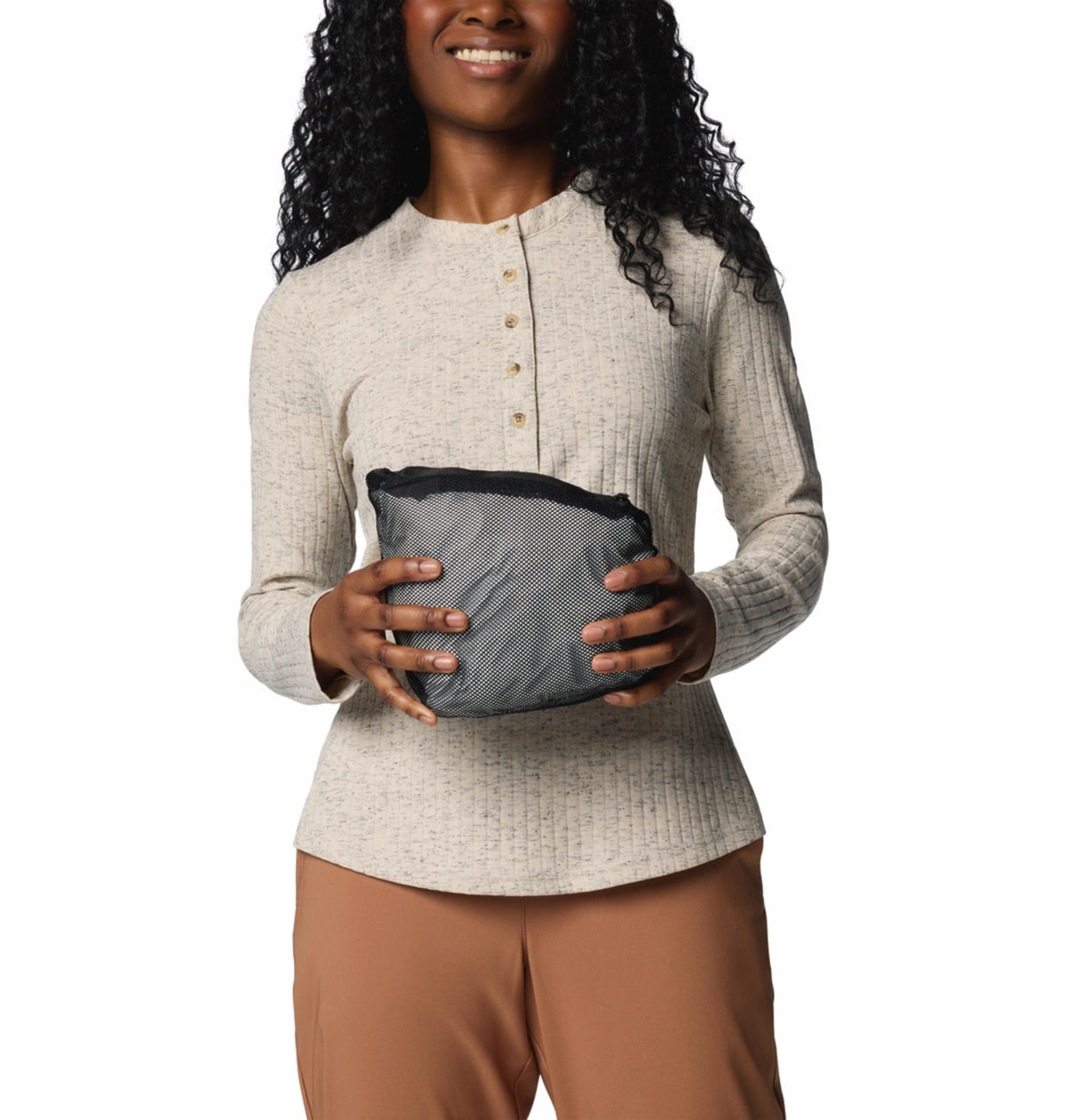A Women Wearing Columbia Women Black Arcadia II Jacket Waterproof