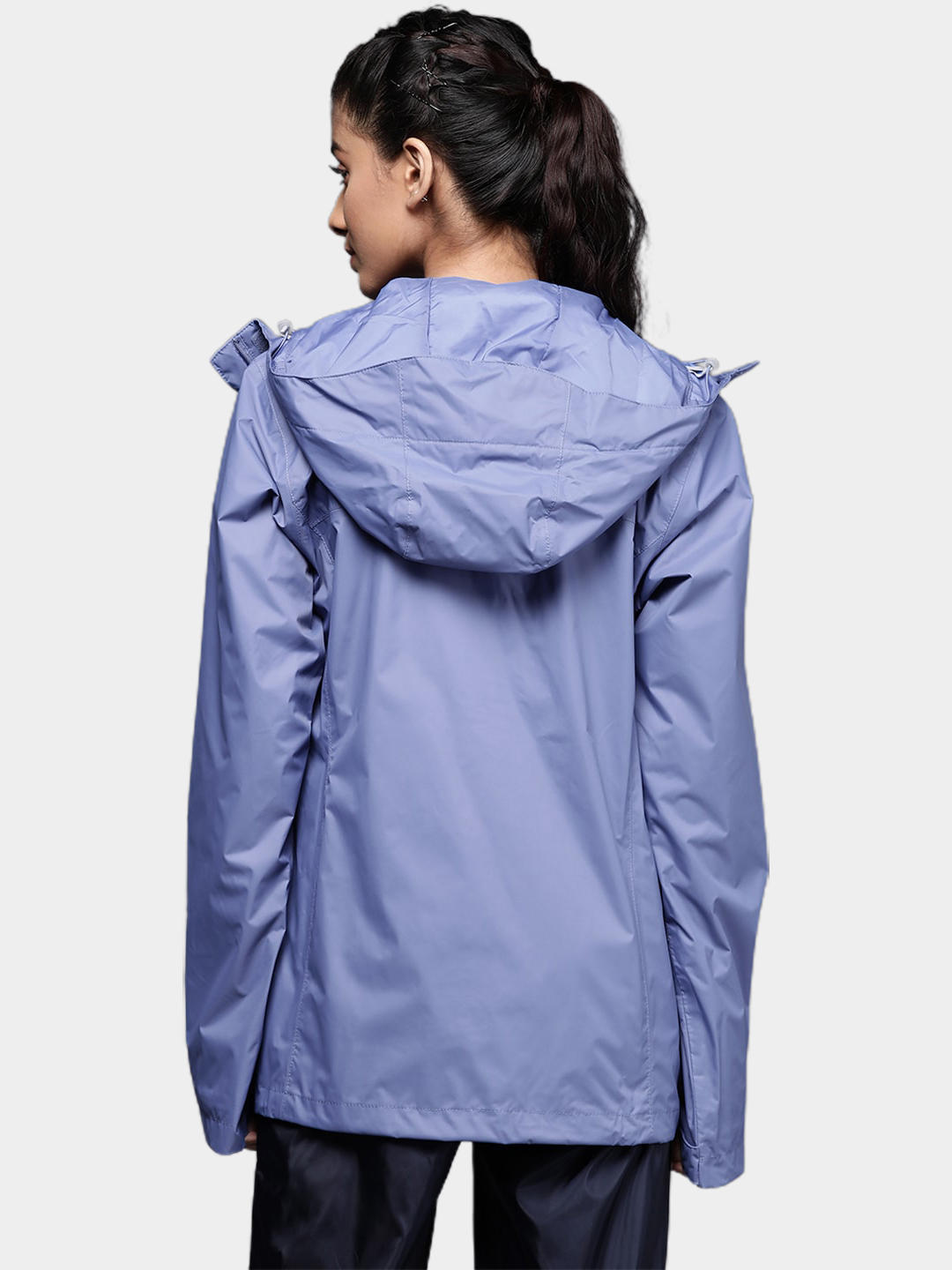 Columbia Women’s Blue Omni-Tech Arcadia II Hooded Rain Jacket