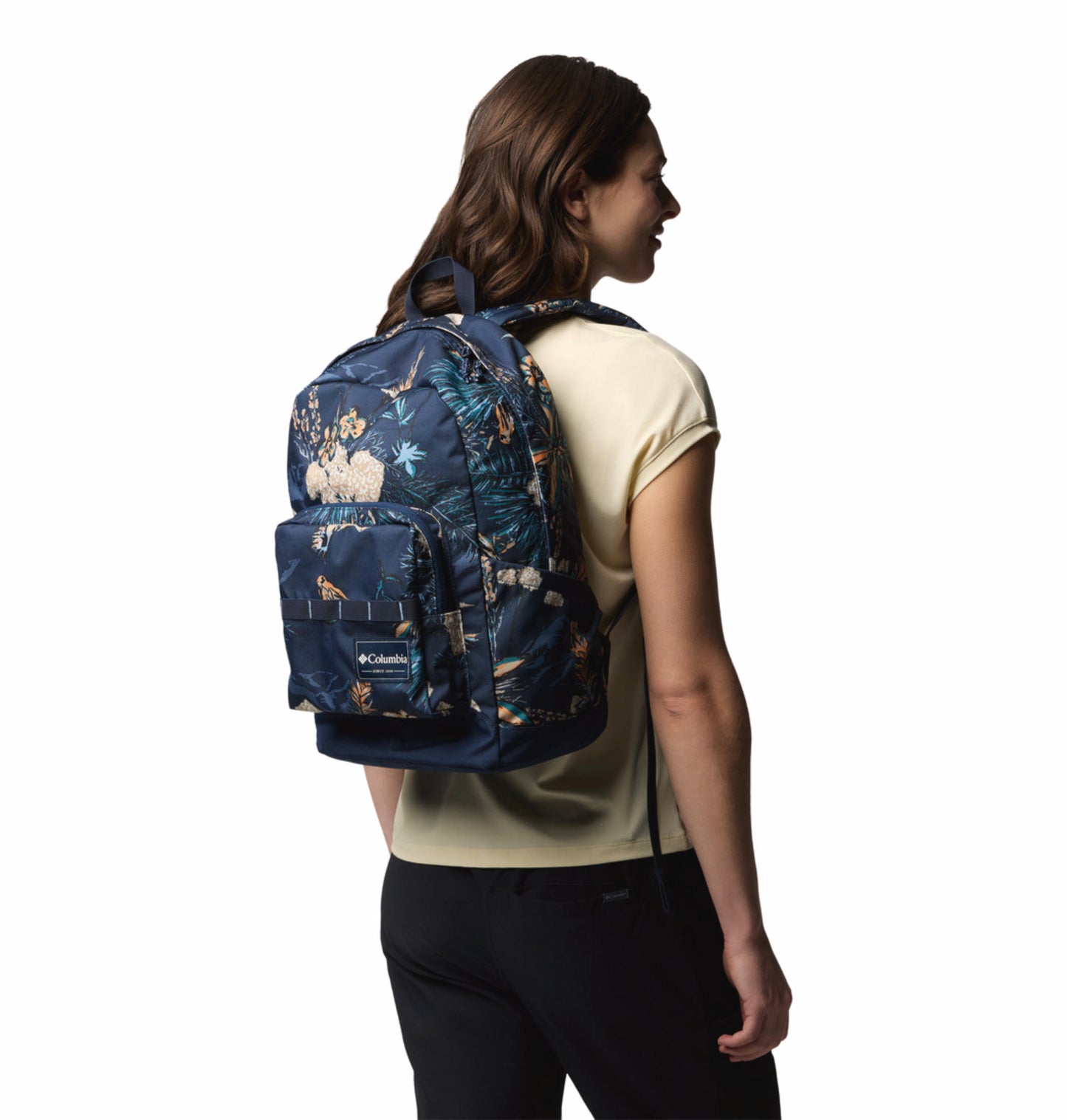 Columbia Unisex Navy Blue Zigzag II 22L Printed Backpack