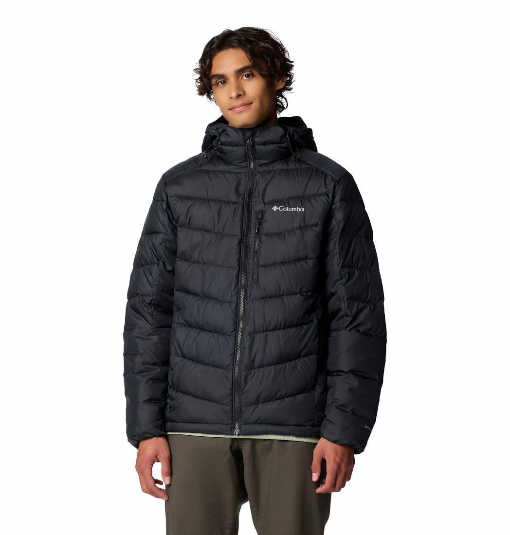 A Men Wearing Columbia Men Black Labyrinth Loop II Hooded Jacket