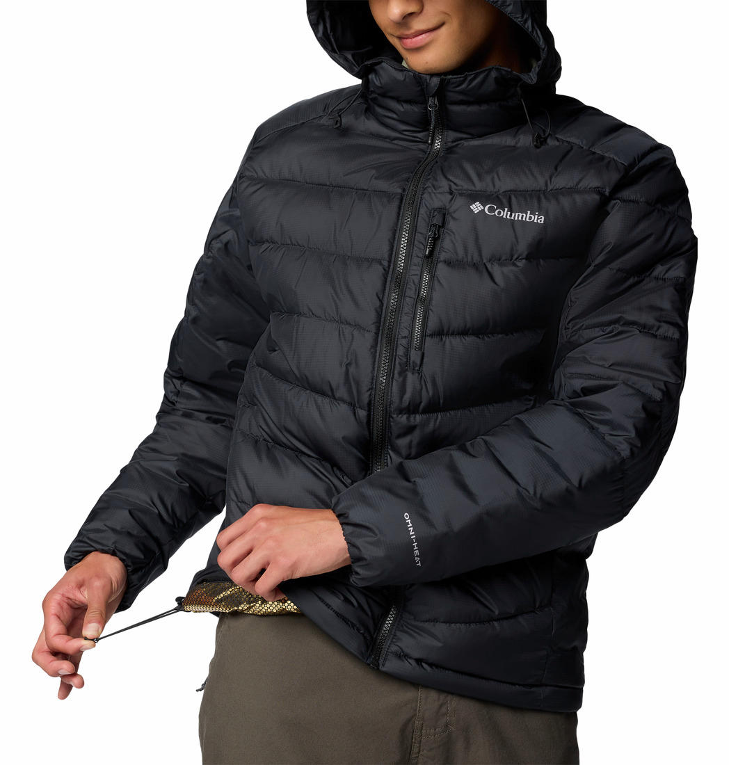 A Men Wearing Columbia Men Black Labyrinth Loop II Hooded Jacket