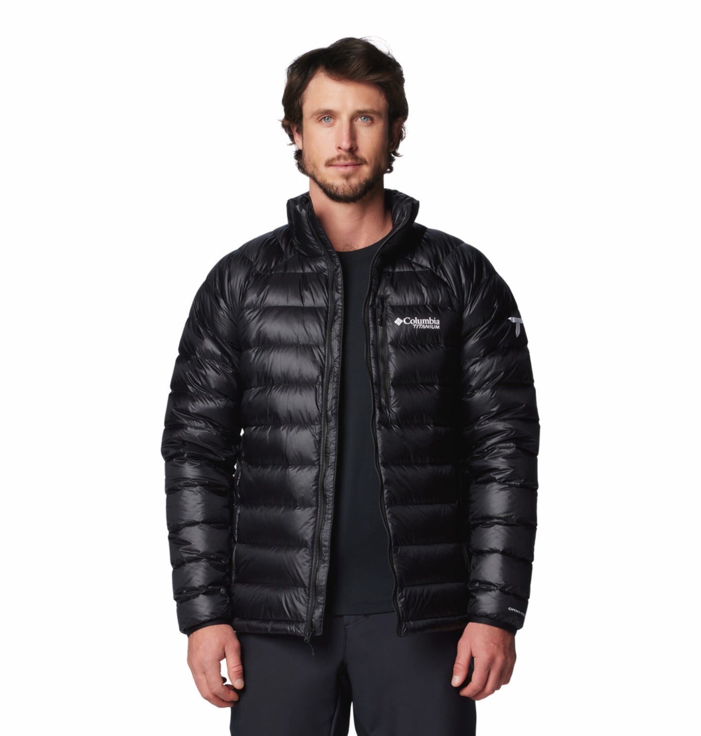Columbia Men Black Omni-Heat Arctic Arctic Crest Down Jacket