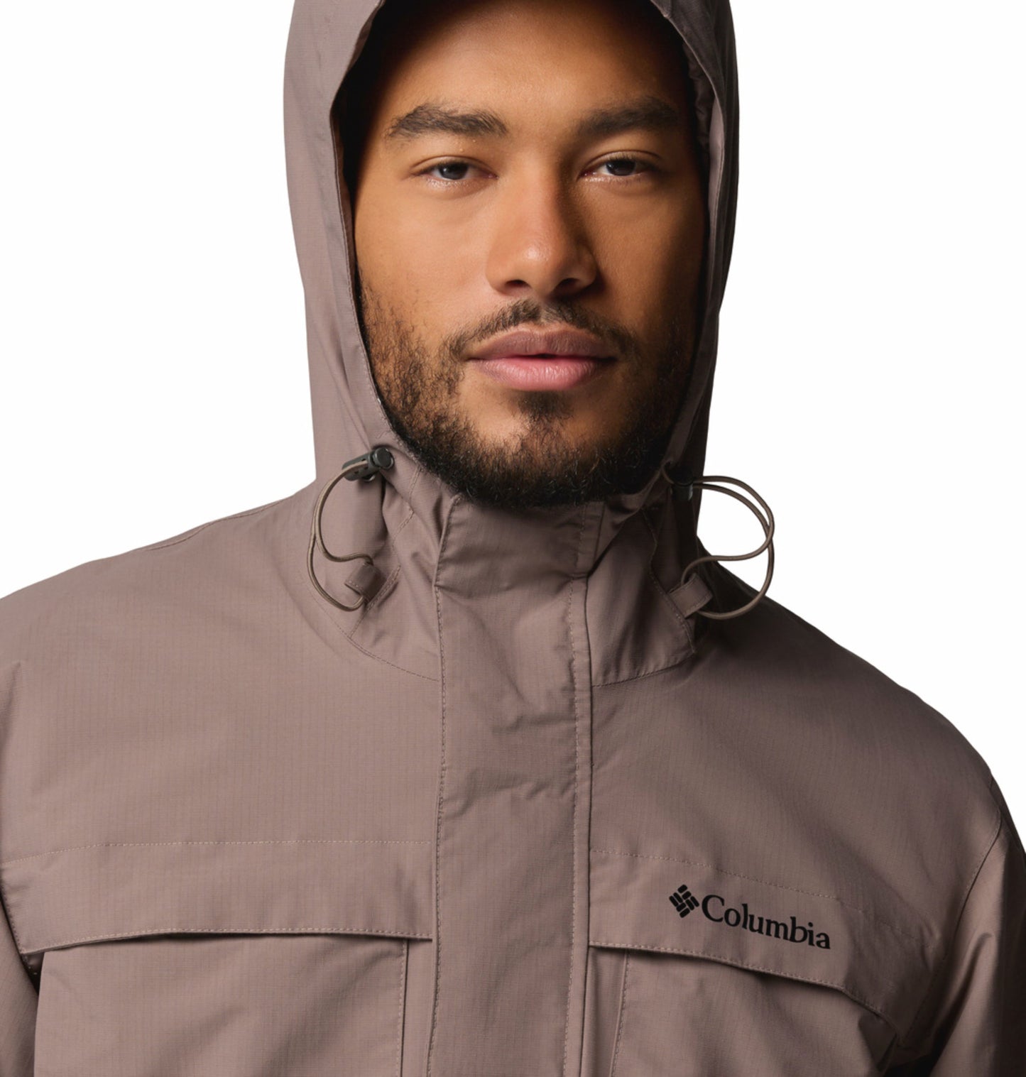 Columbia Men Mauve Omni-Tech Landroamer II Rain Jacket