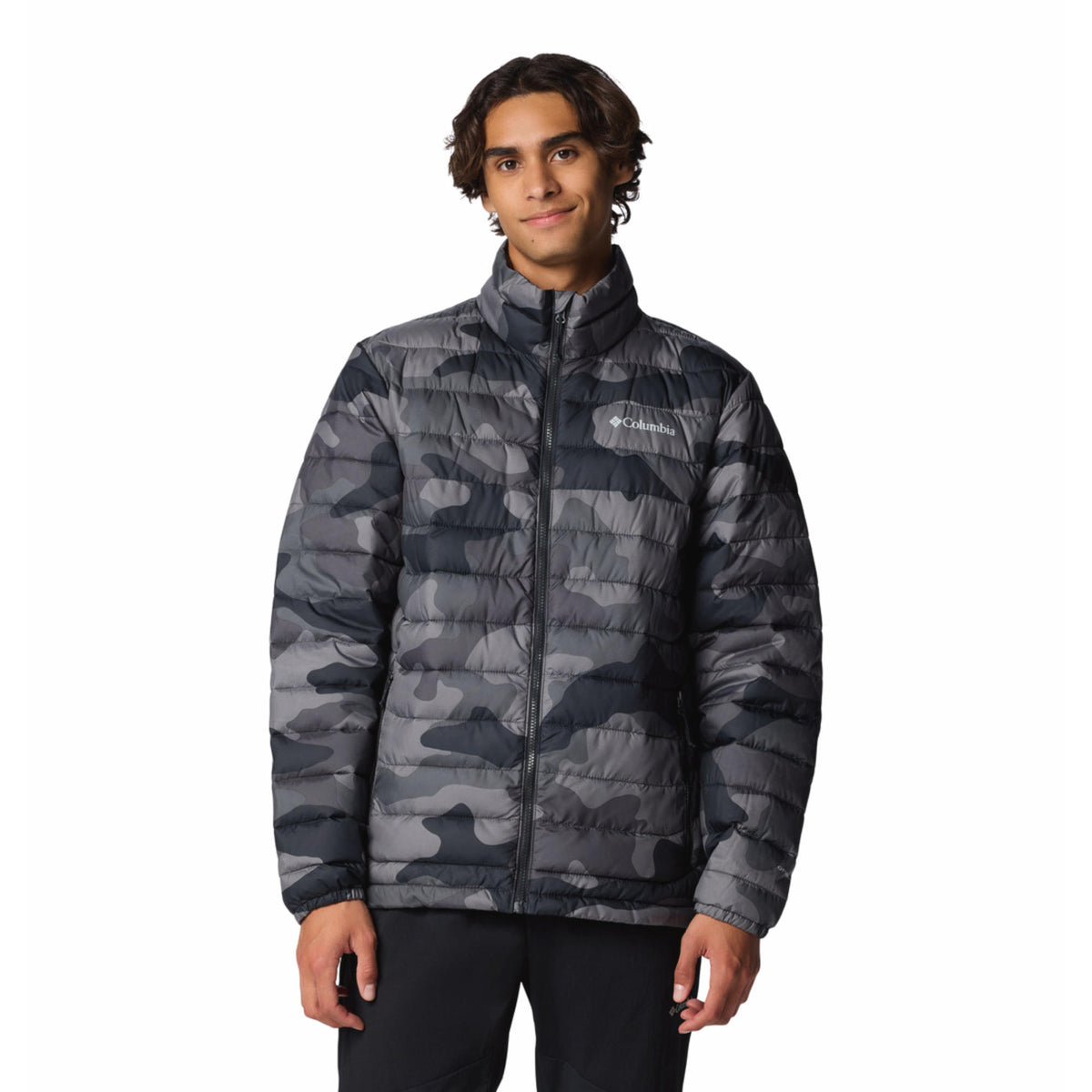 Columbia Men Black Omni-Heat Reflective Powder Lite II Down Jacket