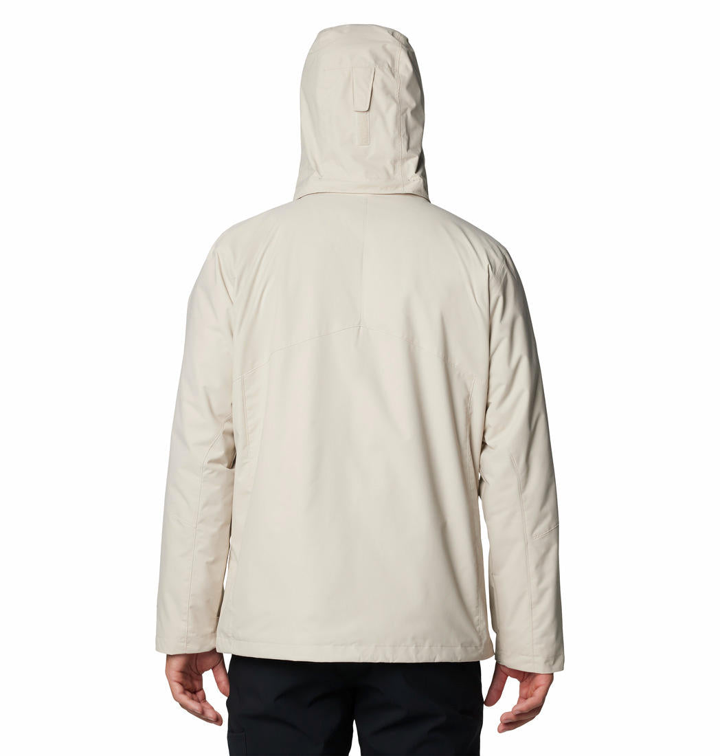 A Men Wearing Columbia Men Brown Bugaboo III Fleece Interchange Jacket
