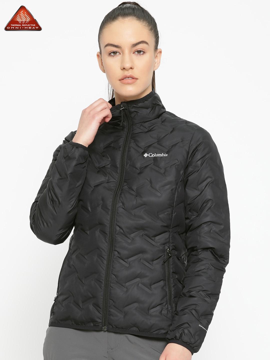 Columbia Women Black Omni-Heat Reflective Delta Ridge Down Jacket