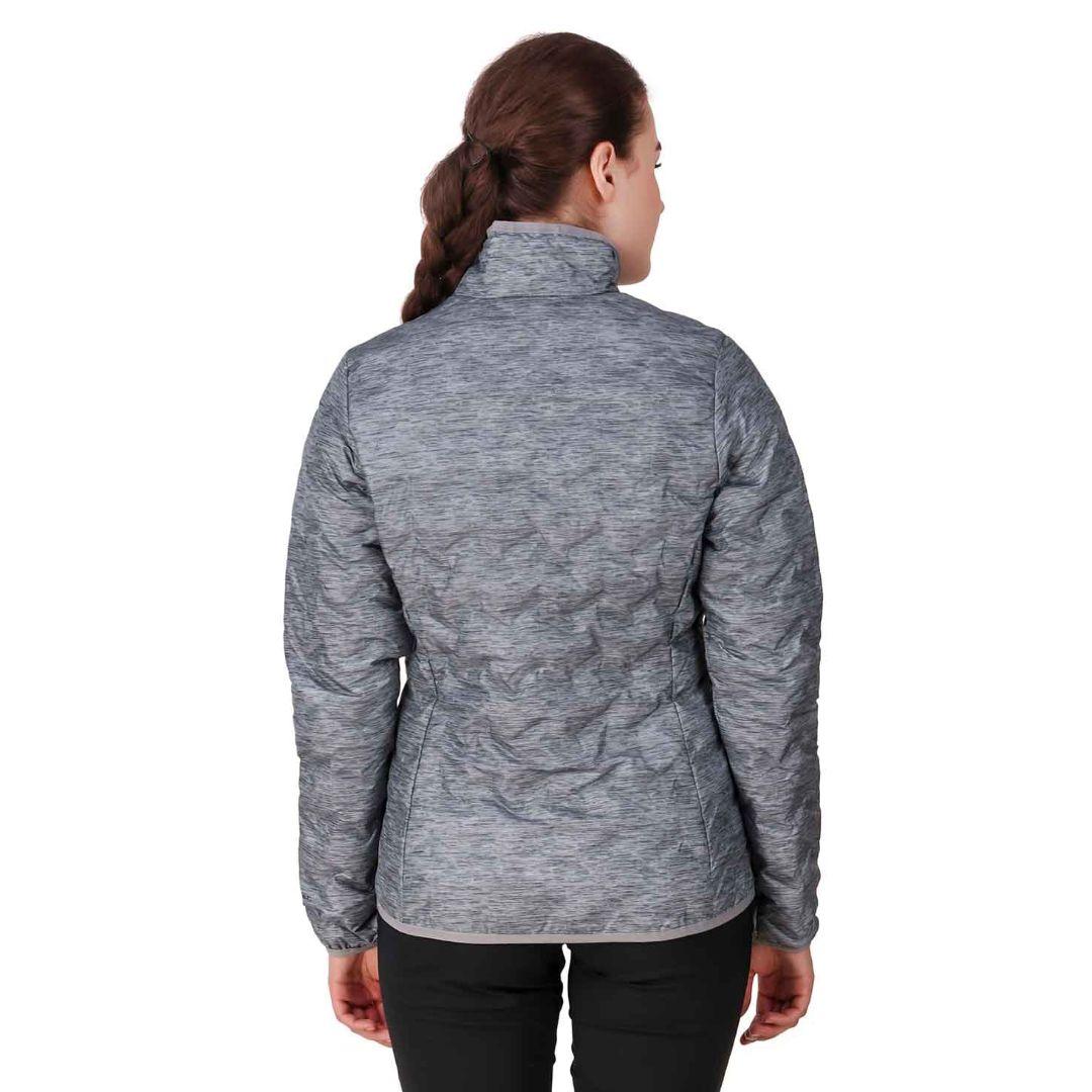Columbia Women Grey Omni-Heat Reflective Delta Ridge Down Jacket