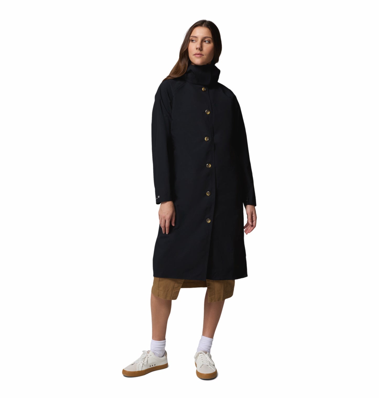 Columbia Women’s Omni-Tech AmazeTrench Black Rain Jacket