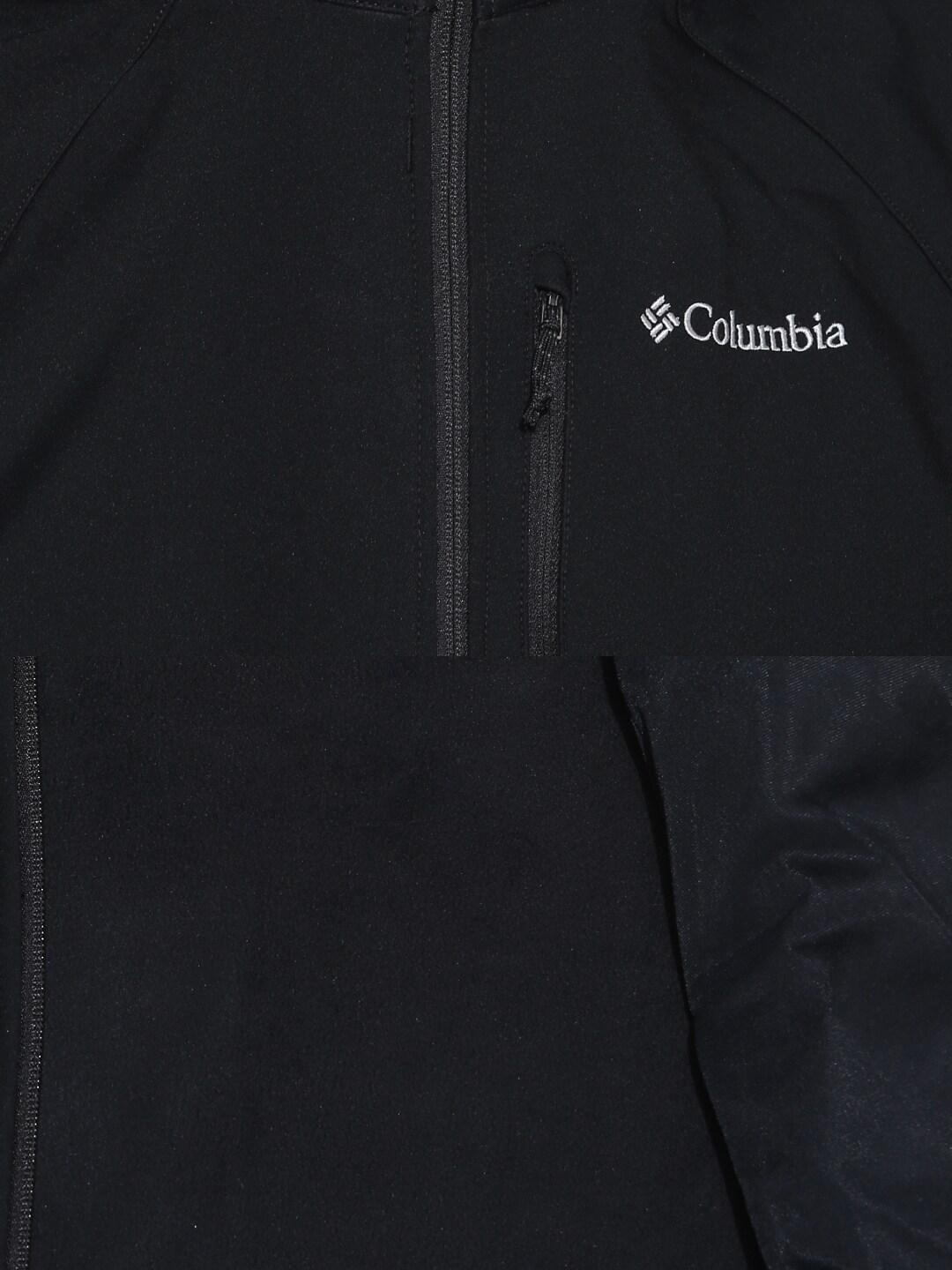 Columbia Men Black Cascade Ridge II Hooded Softshell Jacket