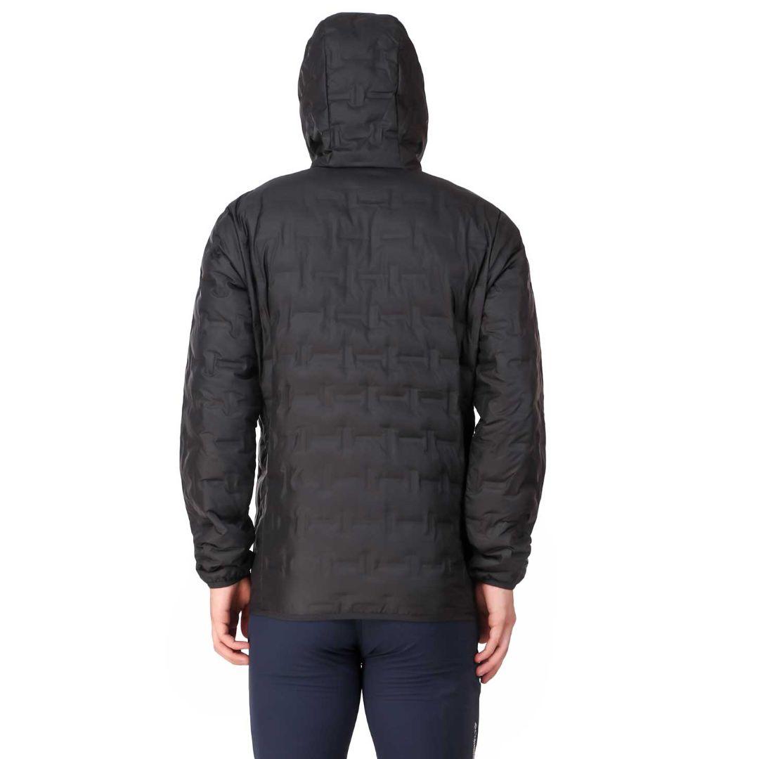 Columbia Men Black Omni-Heat Reflective Delta Ridge Hooded Down Jacket