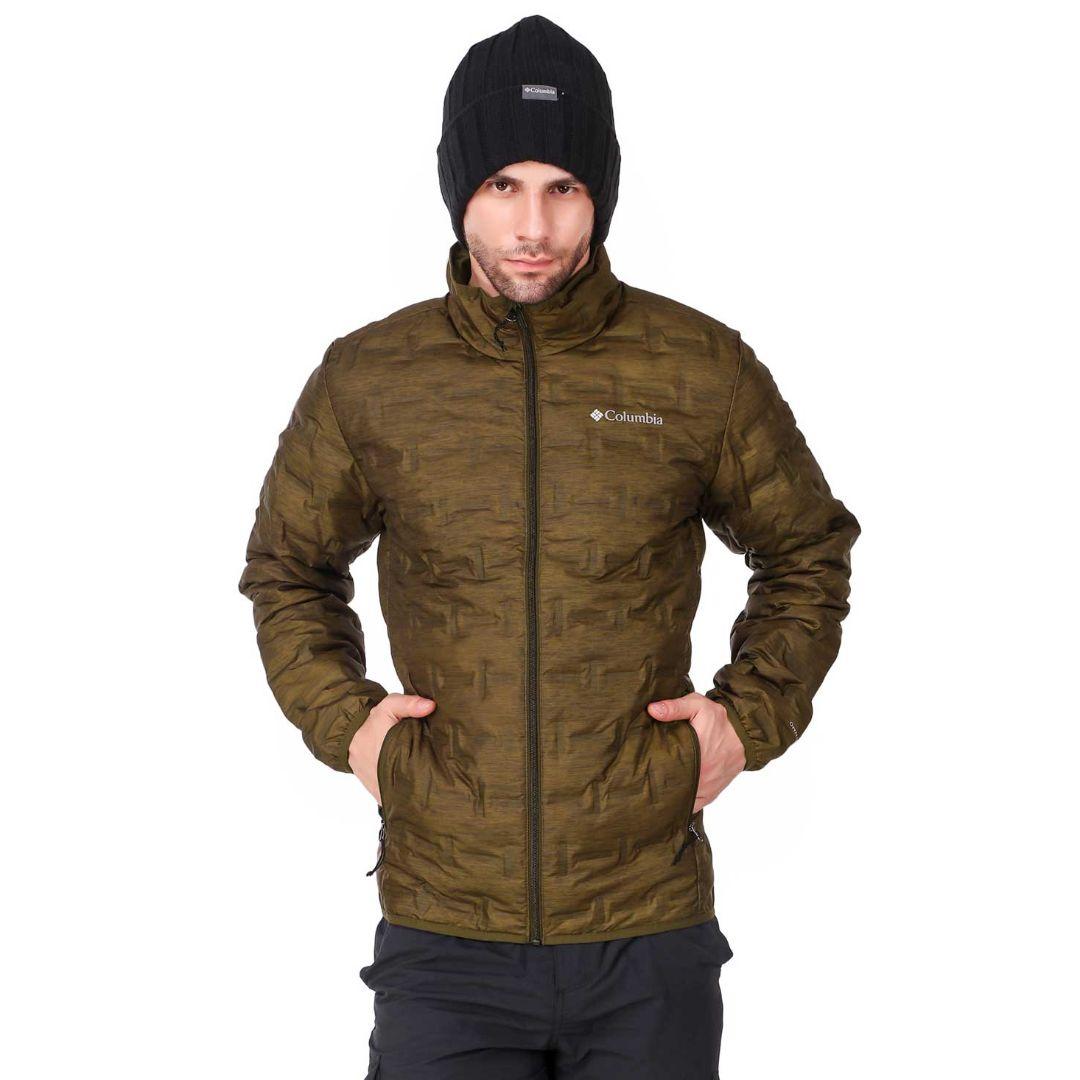 Columbia Men Olive Delta Ridge Down Jacket